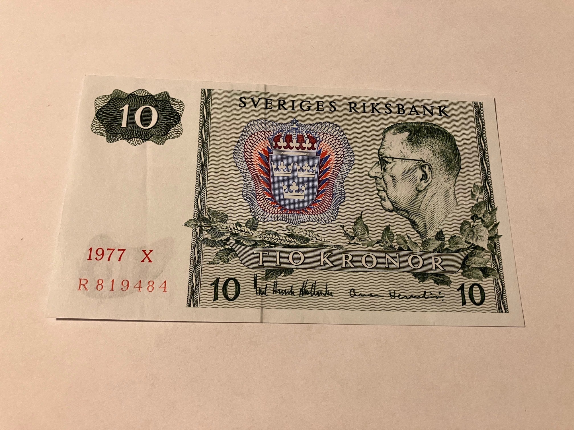10 Kronor Sweden 1977 X