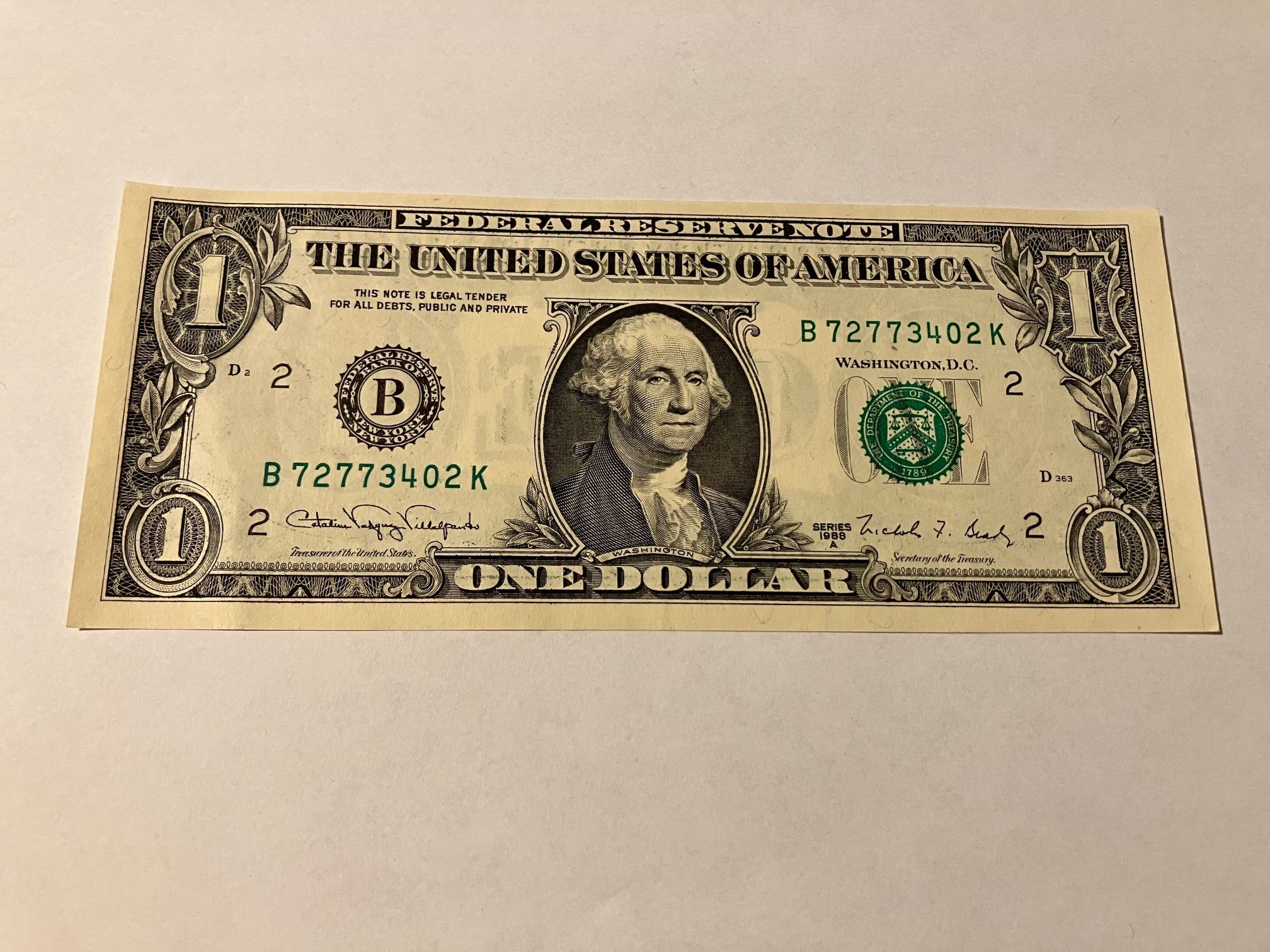 One Dollar 1988 A USA