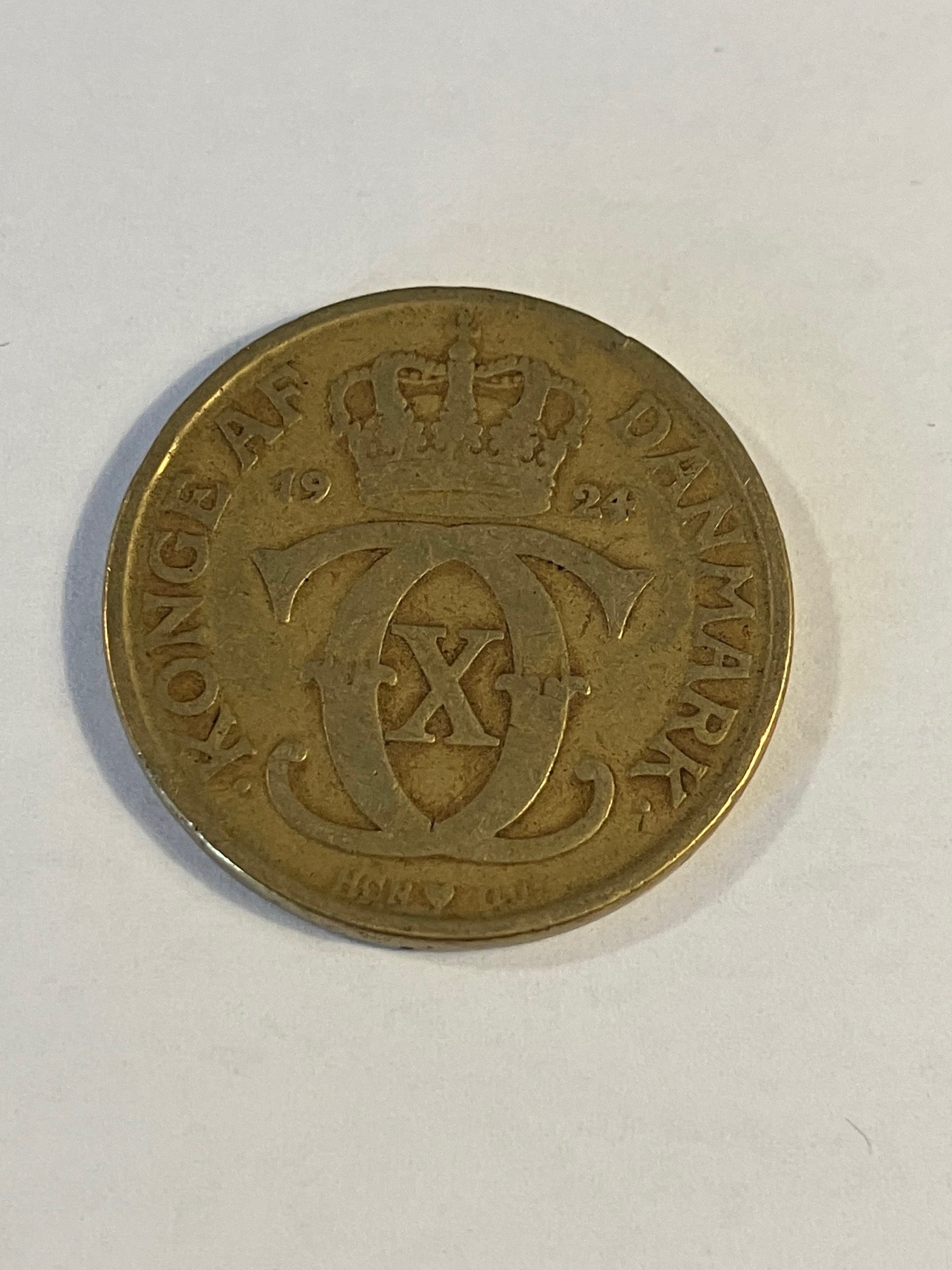 2 Kroner 1924 Danmark