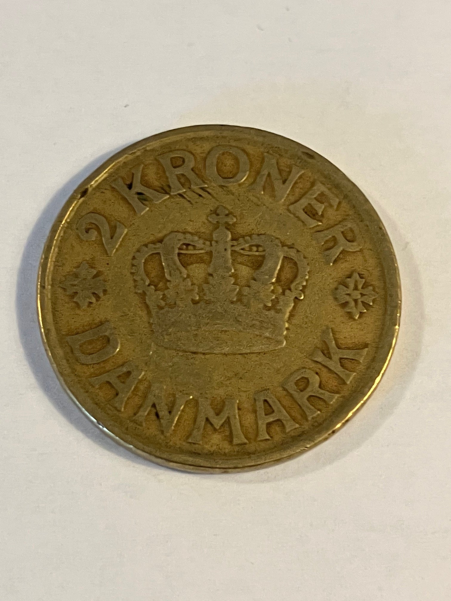 2 Kroner 1924 Danmark