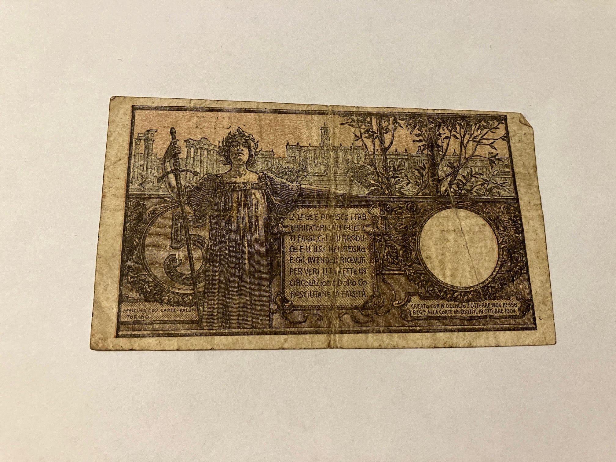 5 Lire Italy