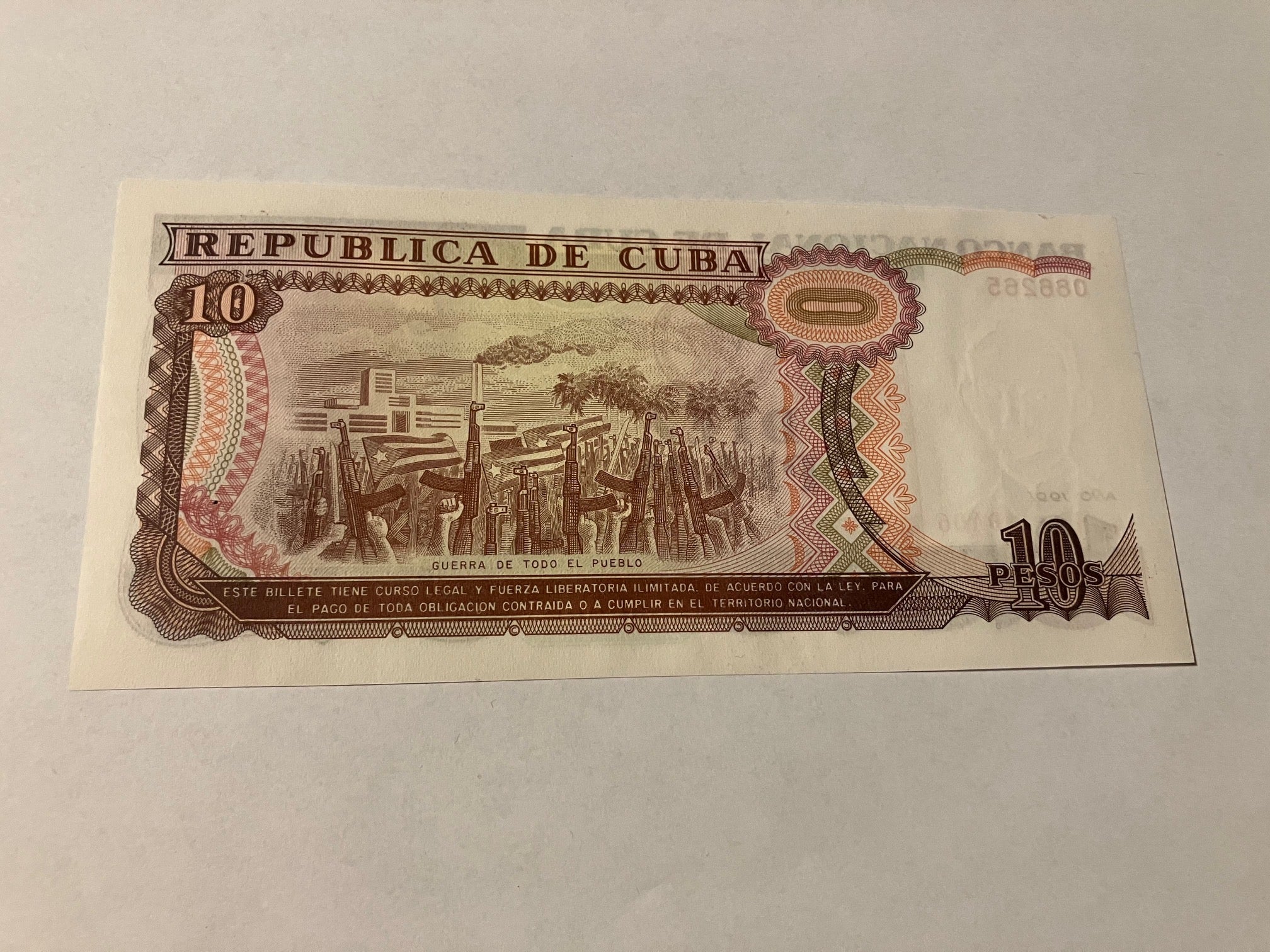 10 Pesos Cuba 1991