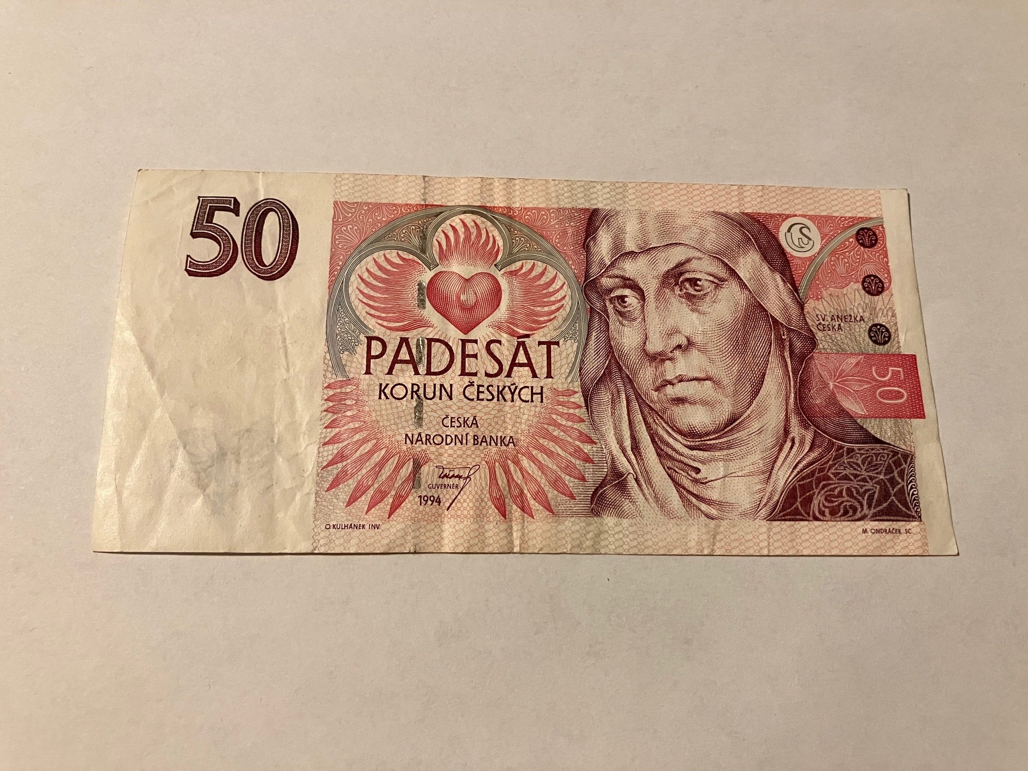 50 Korun Czech Republic 1994