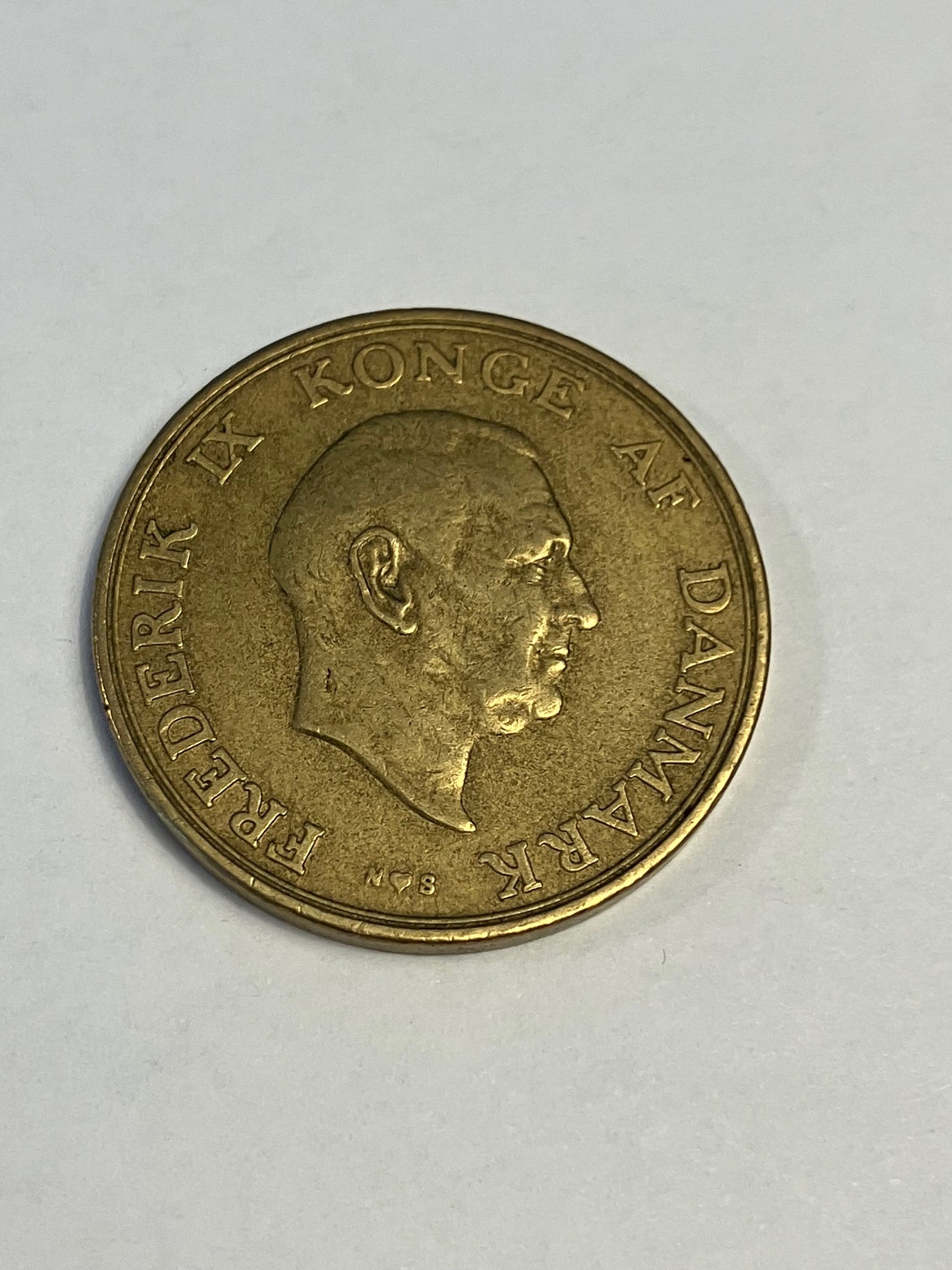 2 kroner Danmark 1954