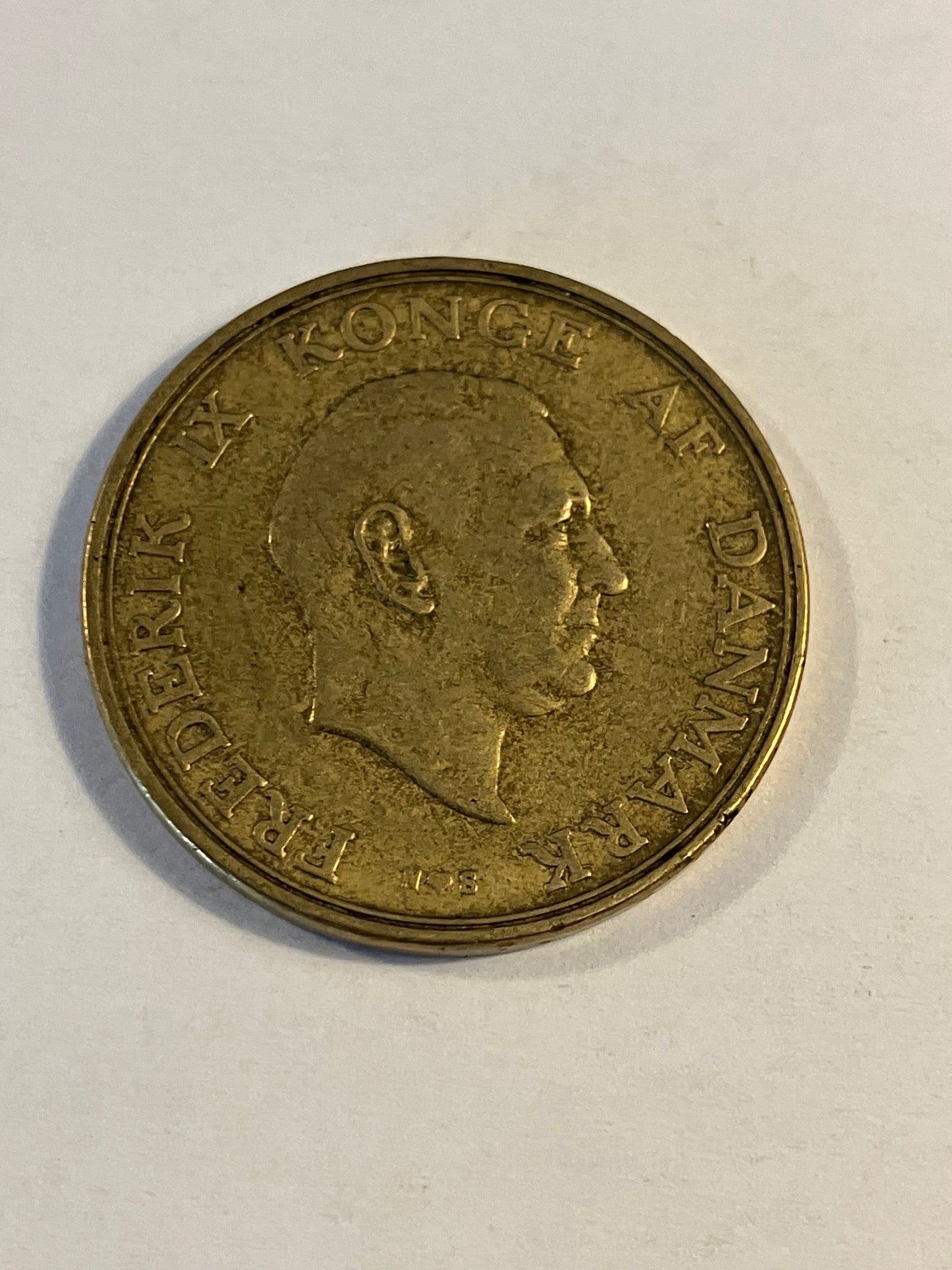 2 kroner Danmark 1955