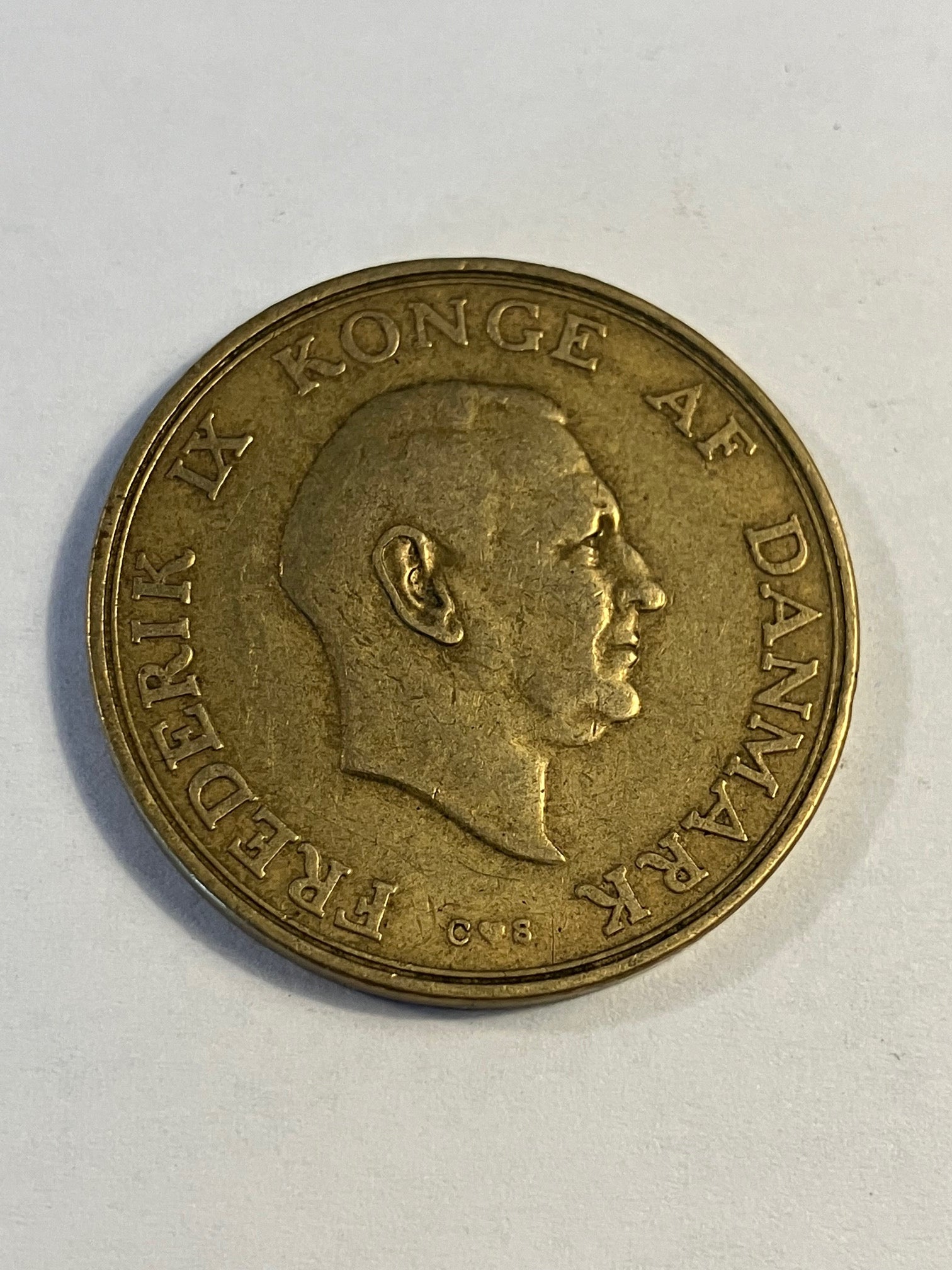 2 kroner Danmark 1956