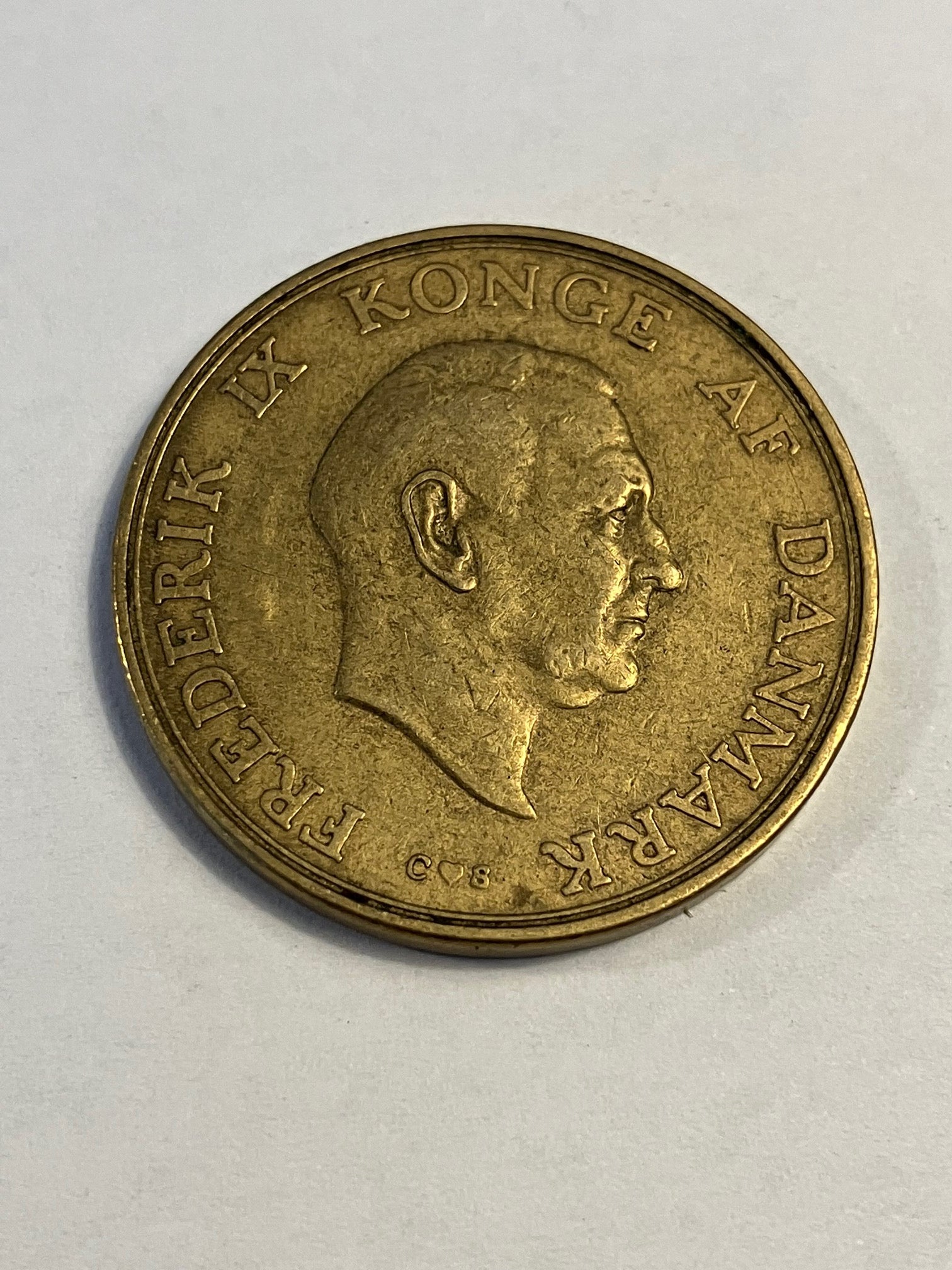 2 kroner Danmark 1957