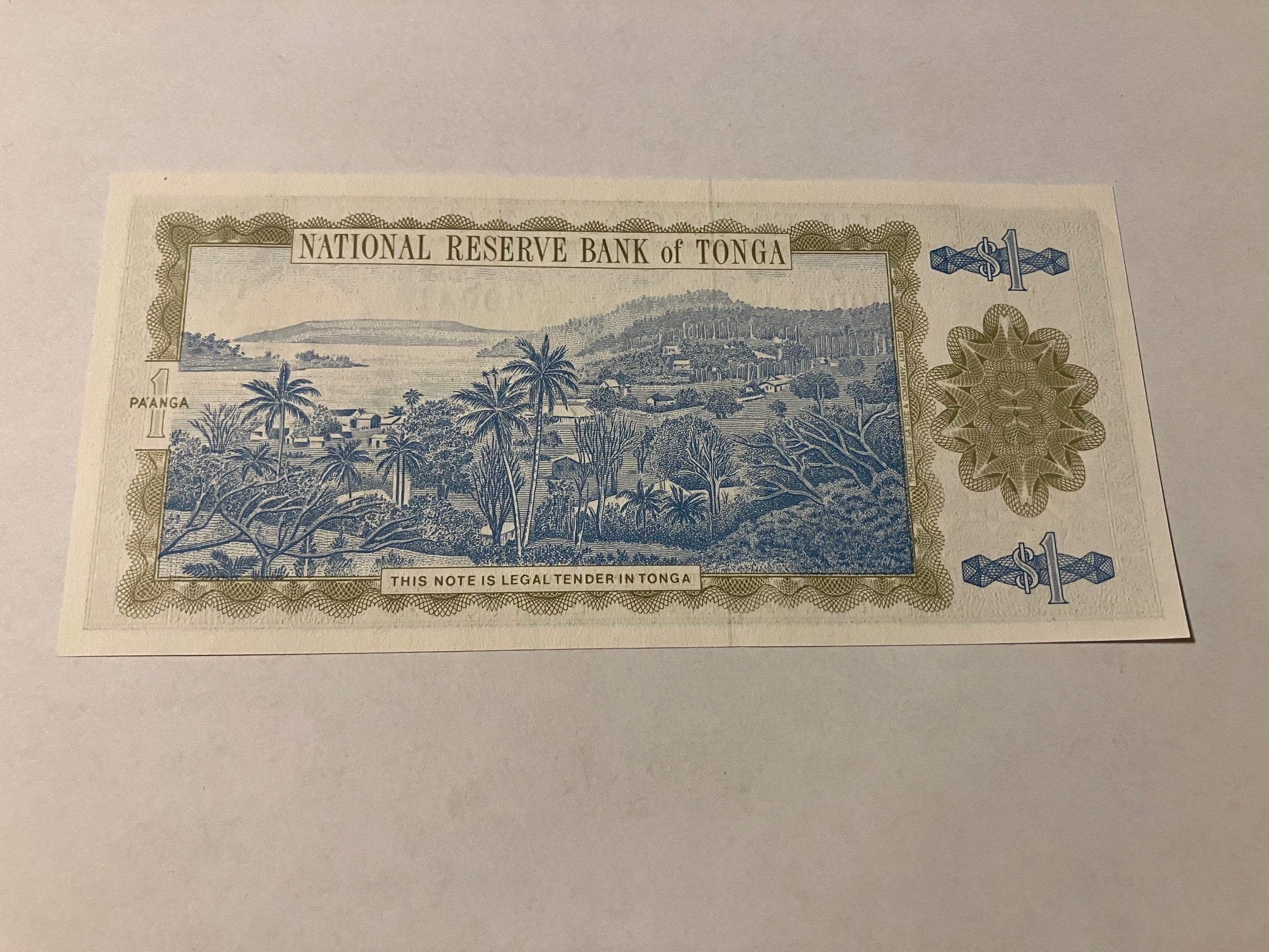 1 Pa'anga Tonga