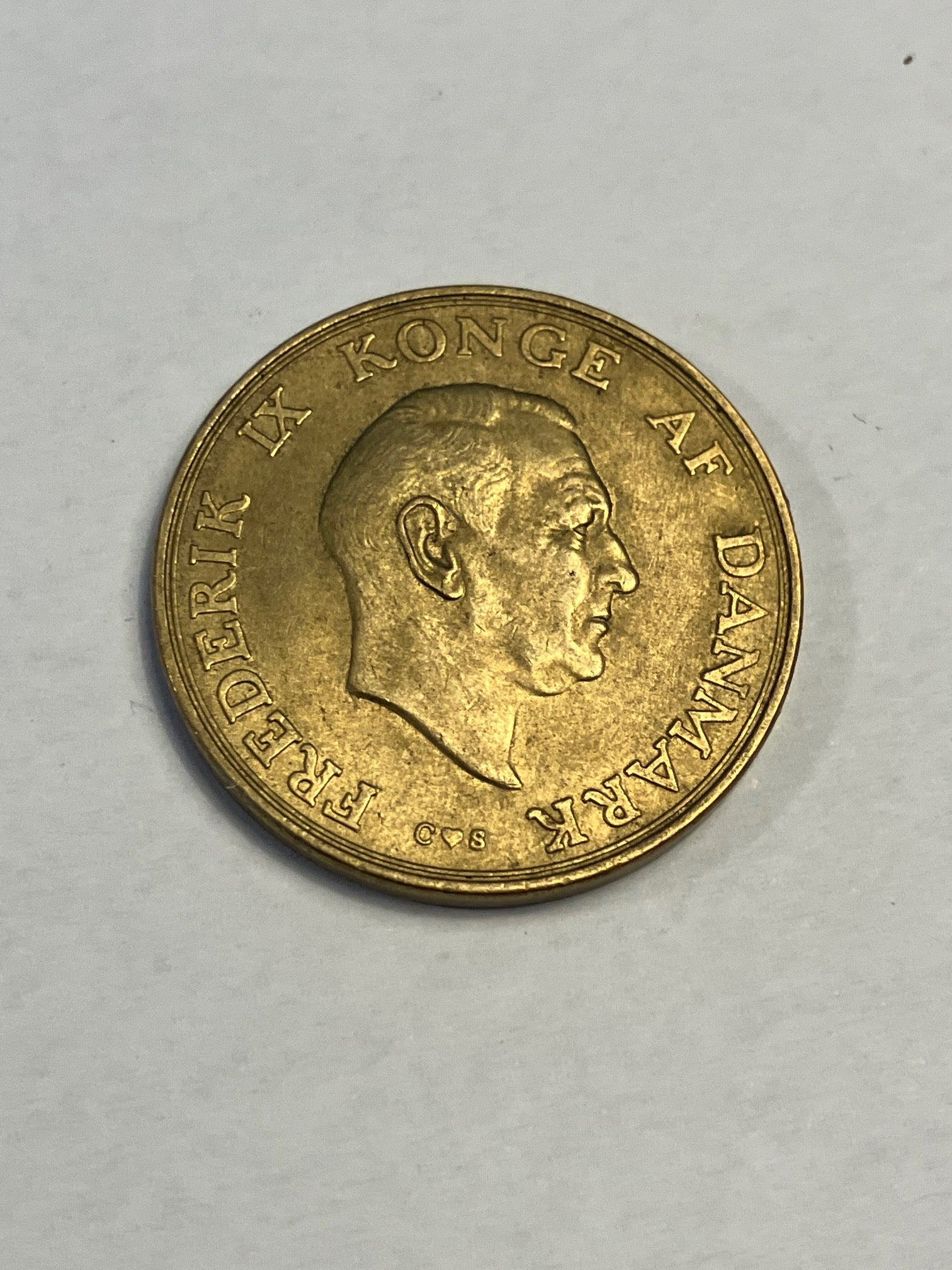 2 kroner Danmark 1958