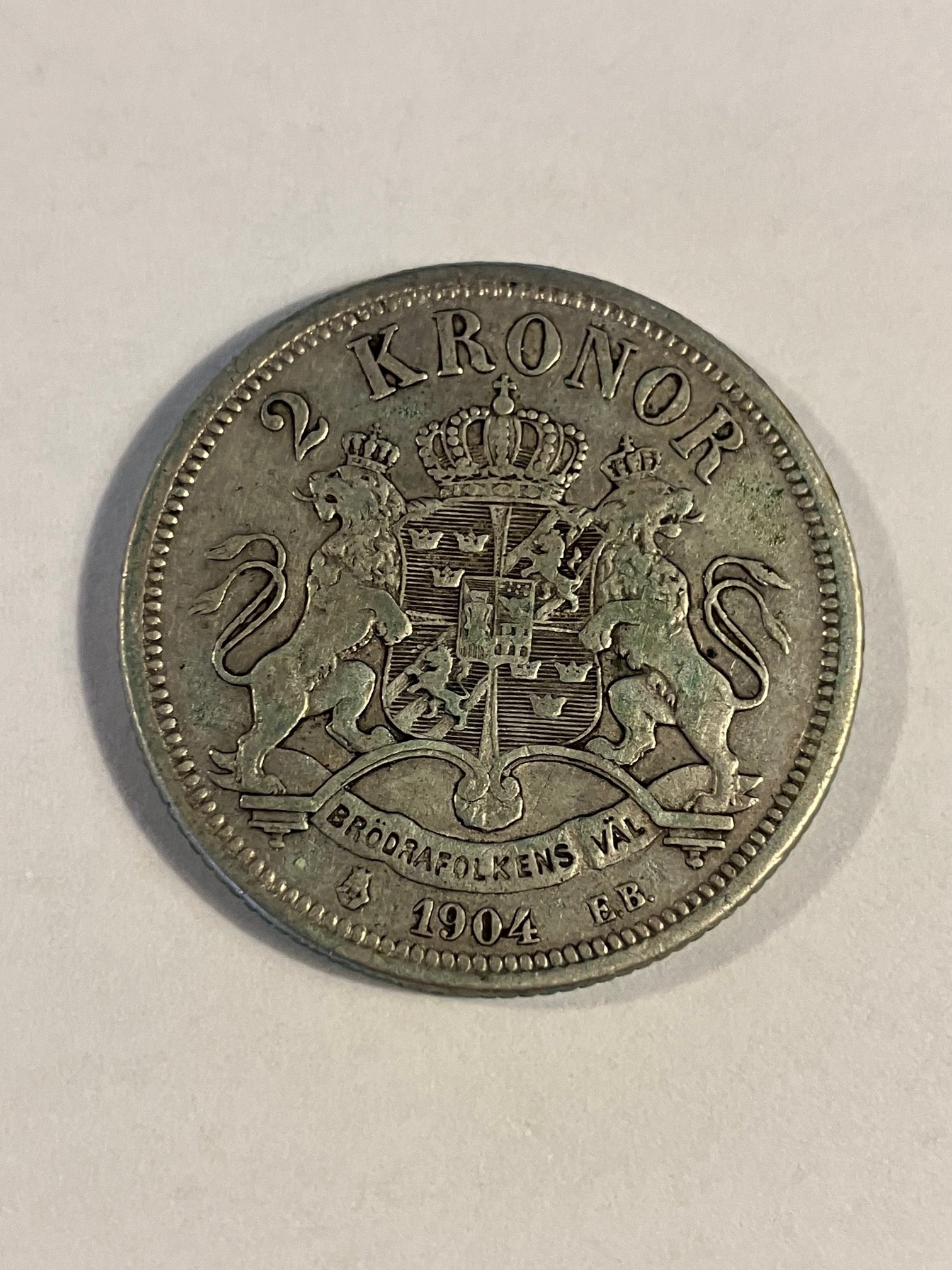 2 kronor 1904 Sweden