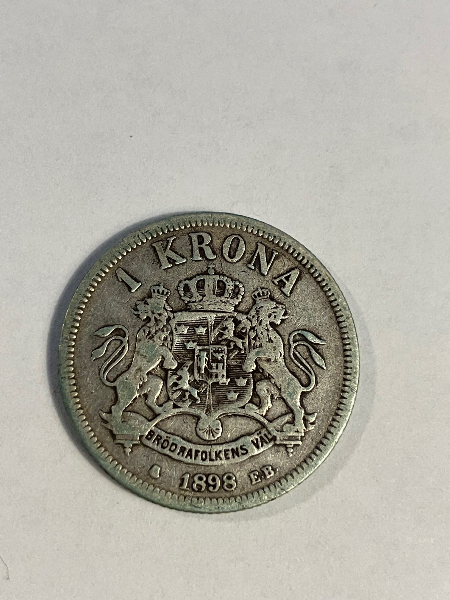 1 krona 1898 Sweden