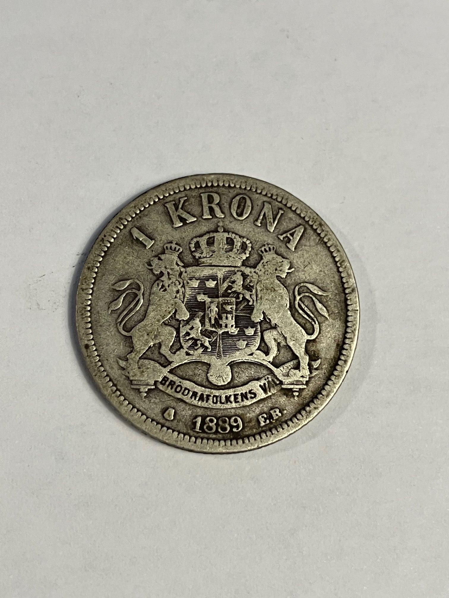 1 krona 1889 Sweden