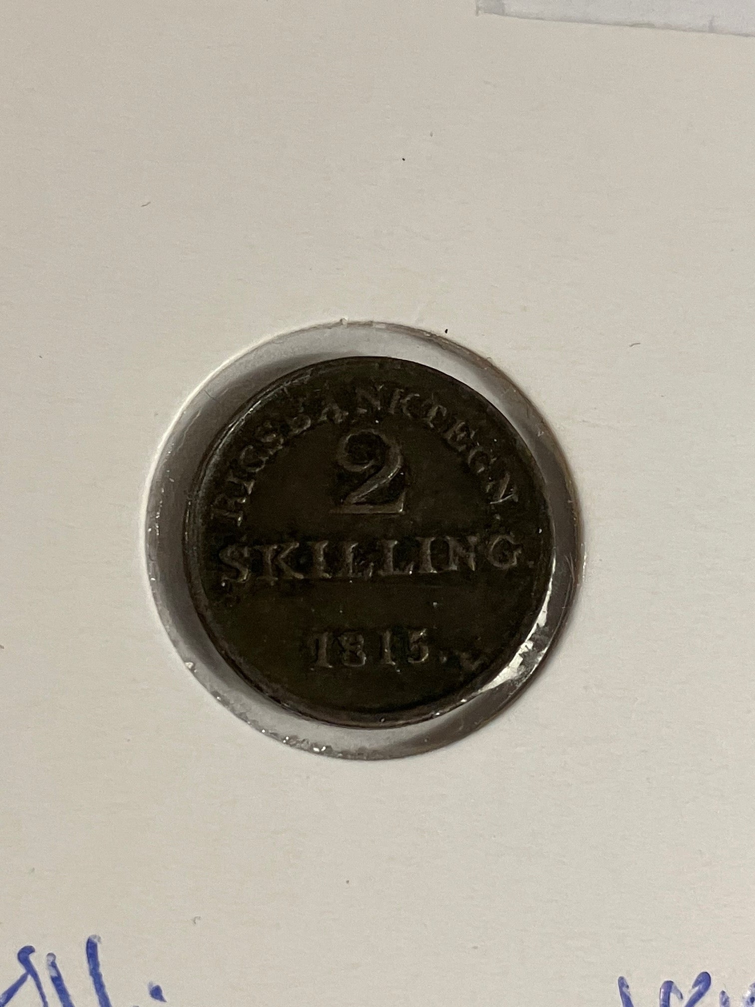 2 Skilling 1815 Danmark