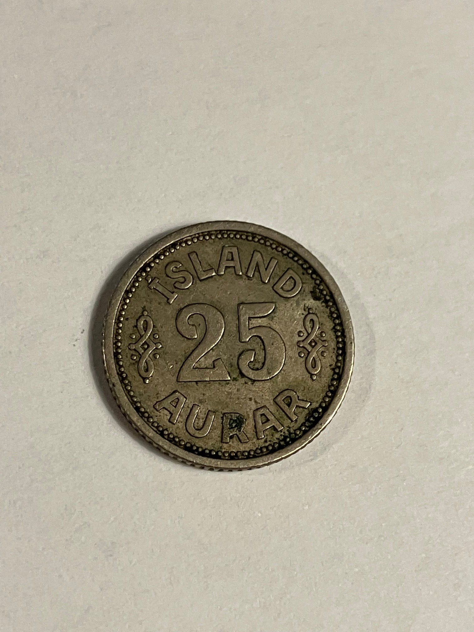 25 Aurar 1940 Iceland