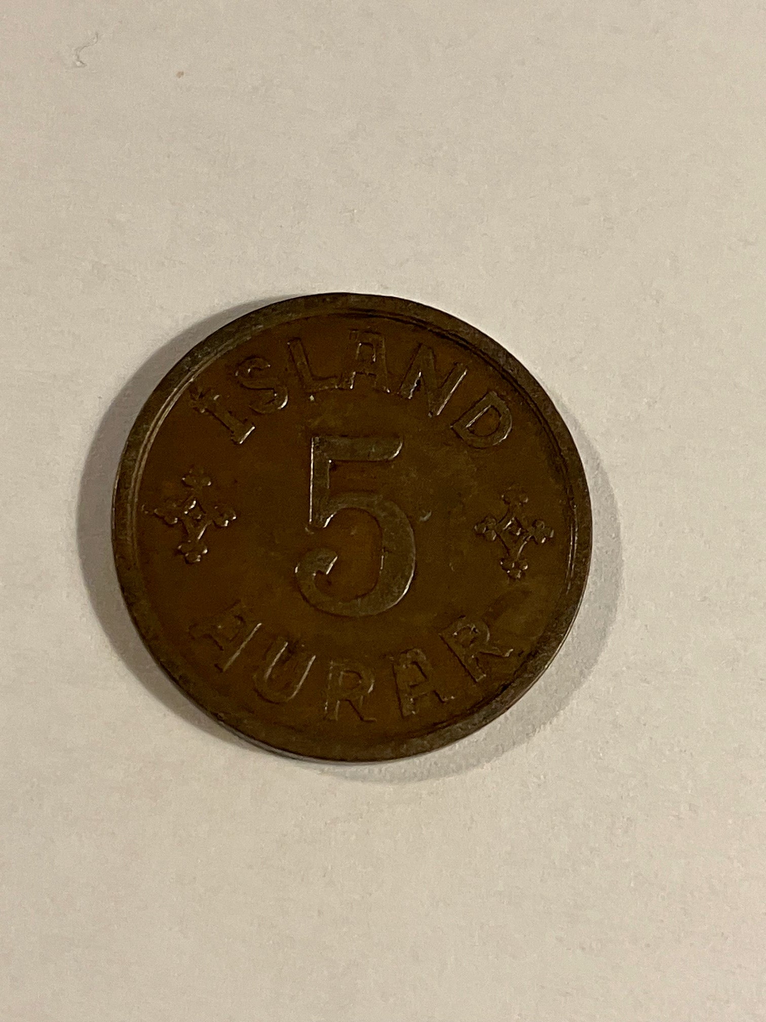 5 Aurar 1931 Iceland