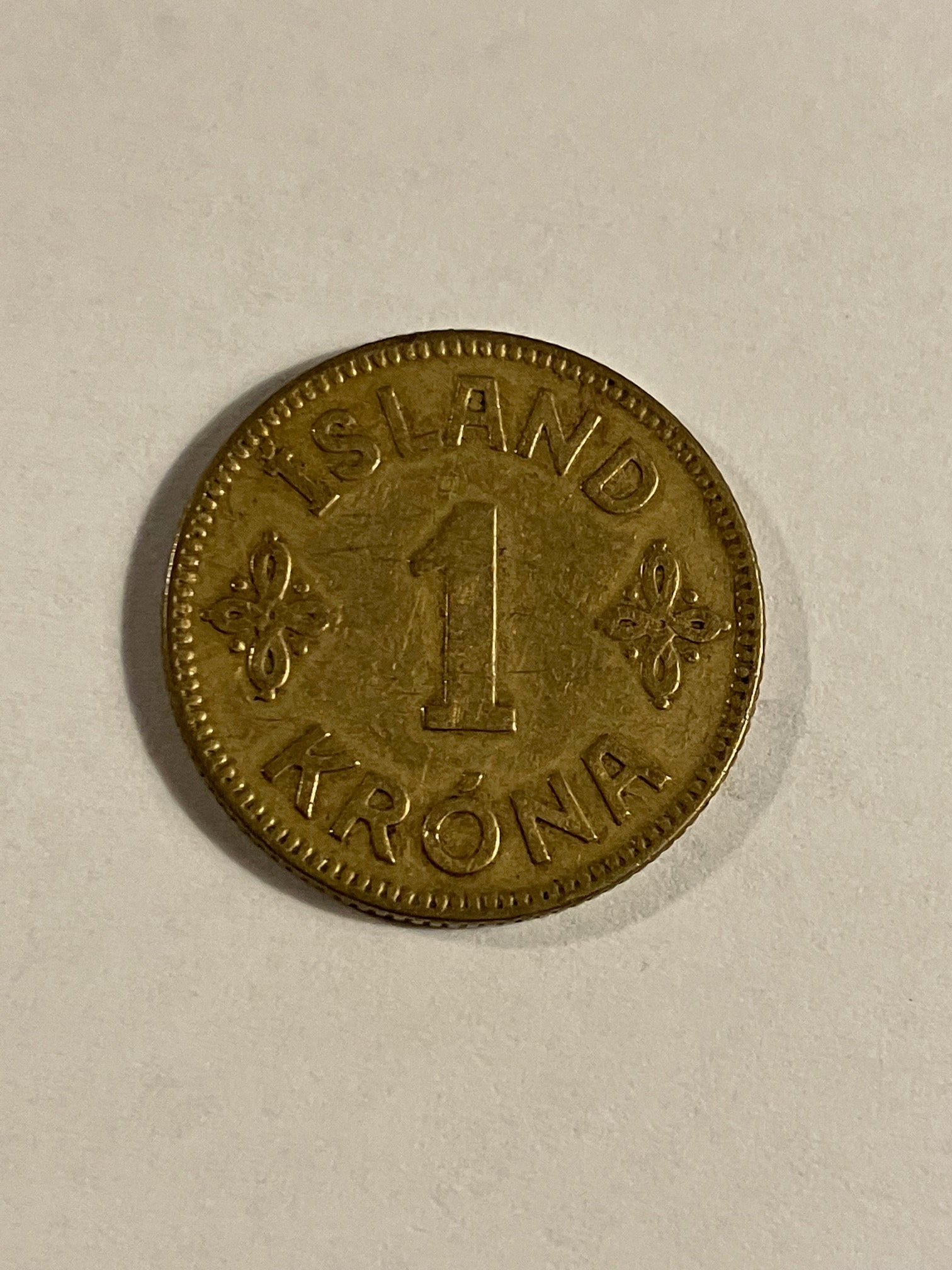 1 Krona 1925 Iceland