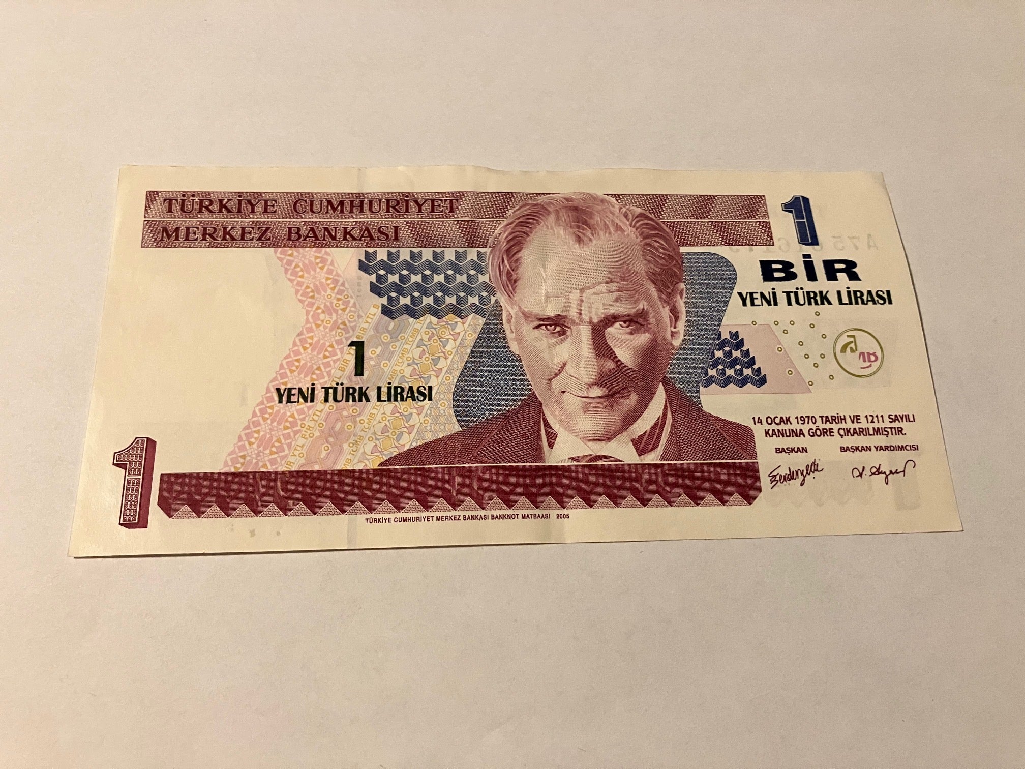 1 Lira Turkey 1970