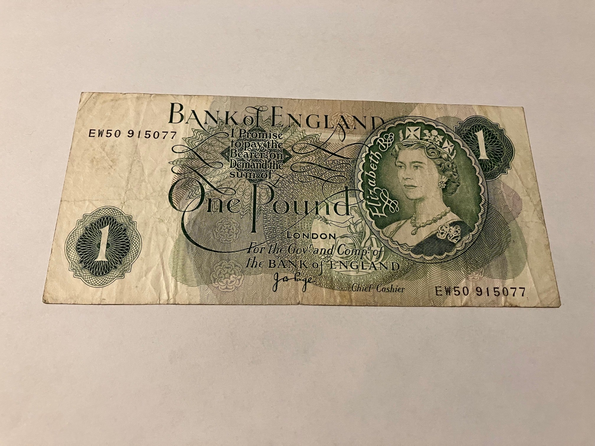 One Pound England