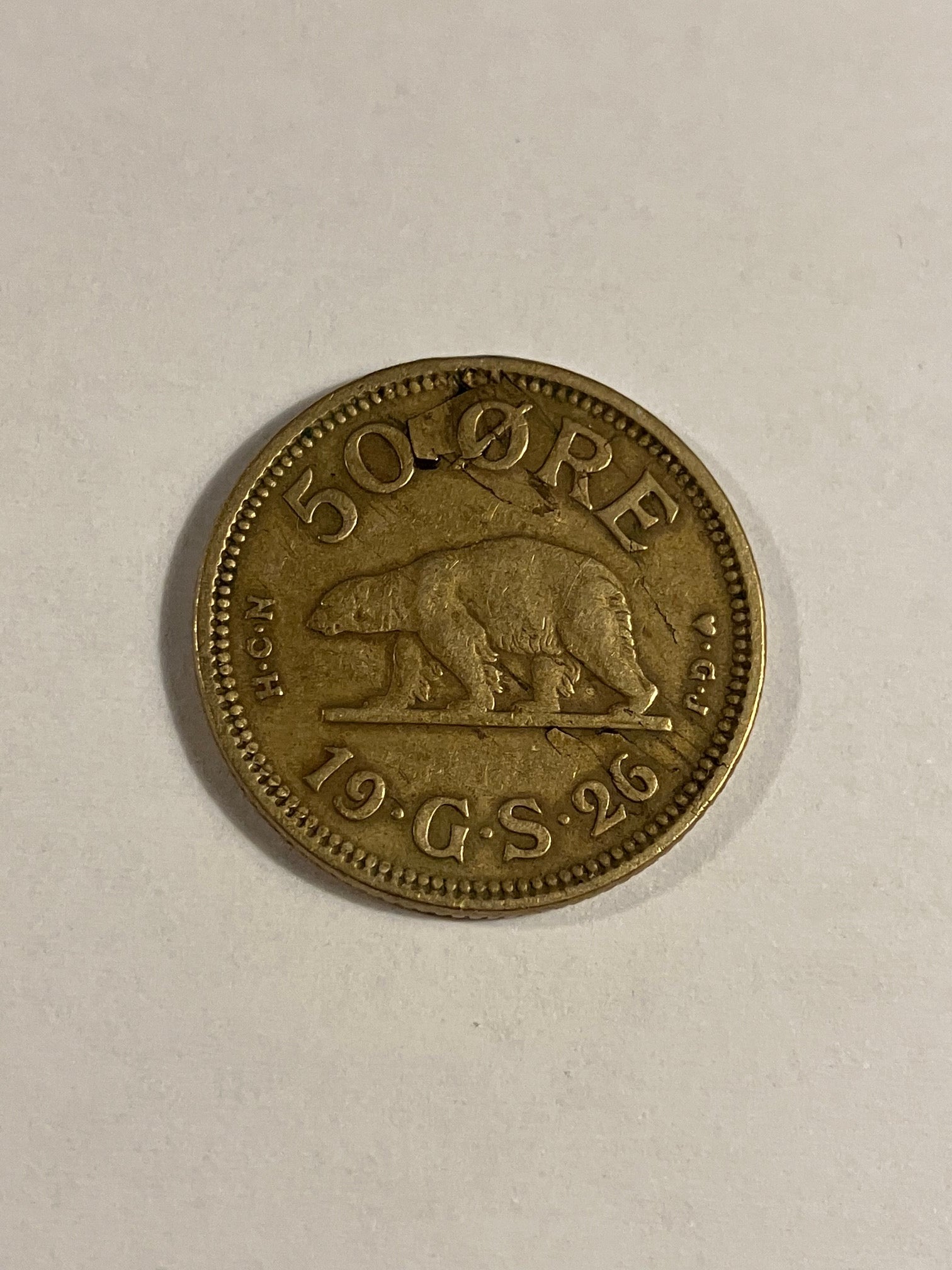 50 Øre 1926 Grønland