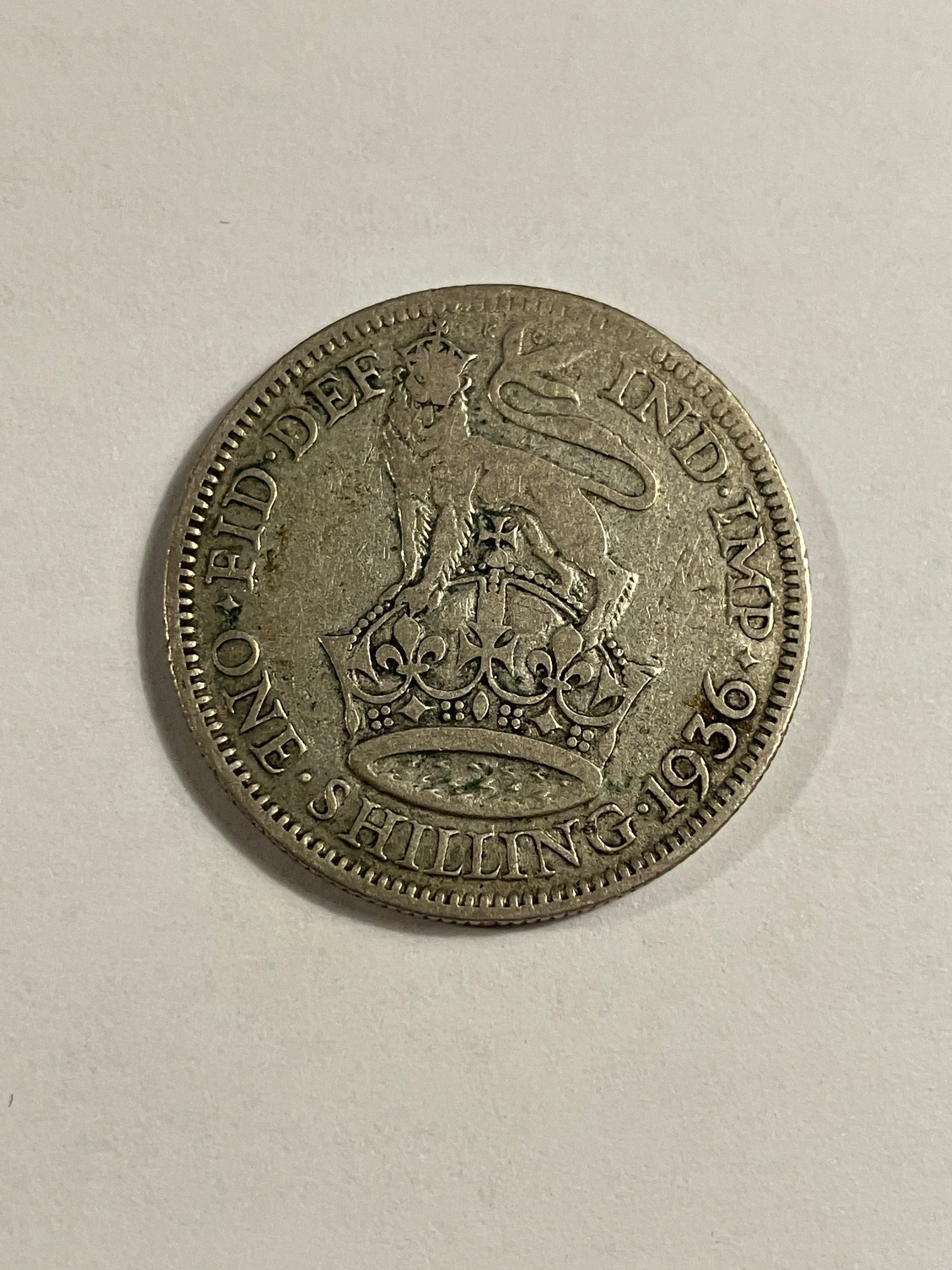 One Shilling 1936 England