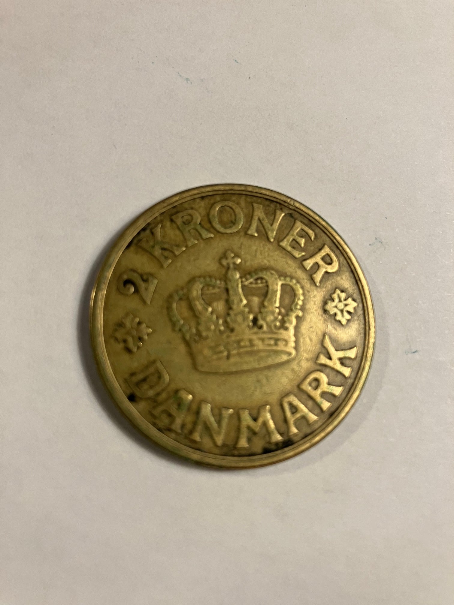 2 Kroner 1924 Danmark