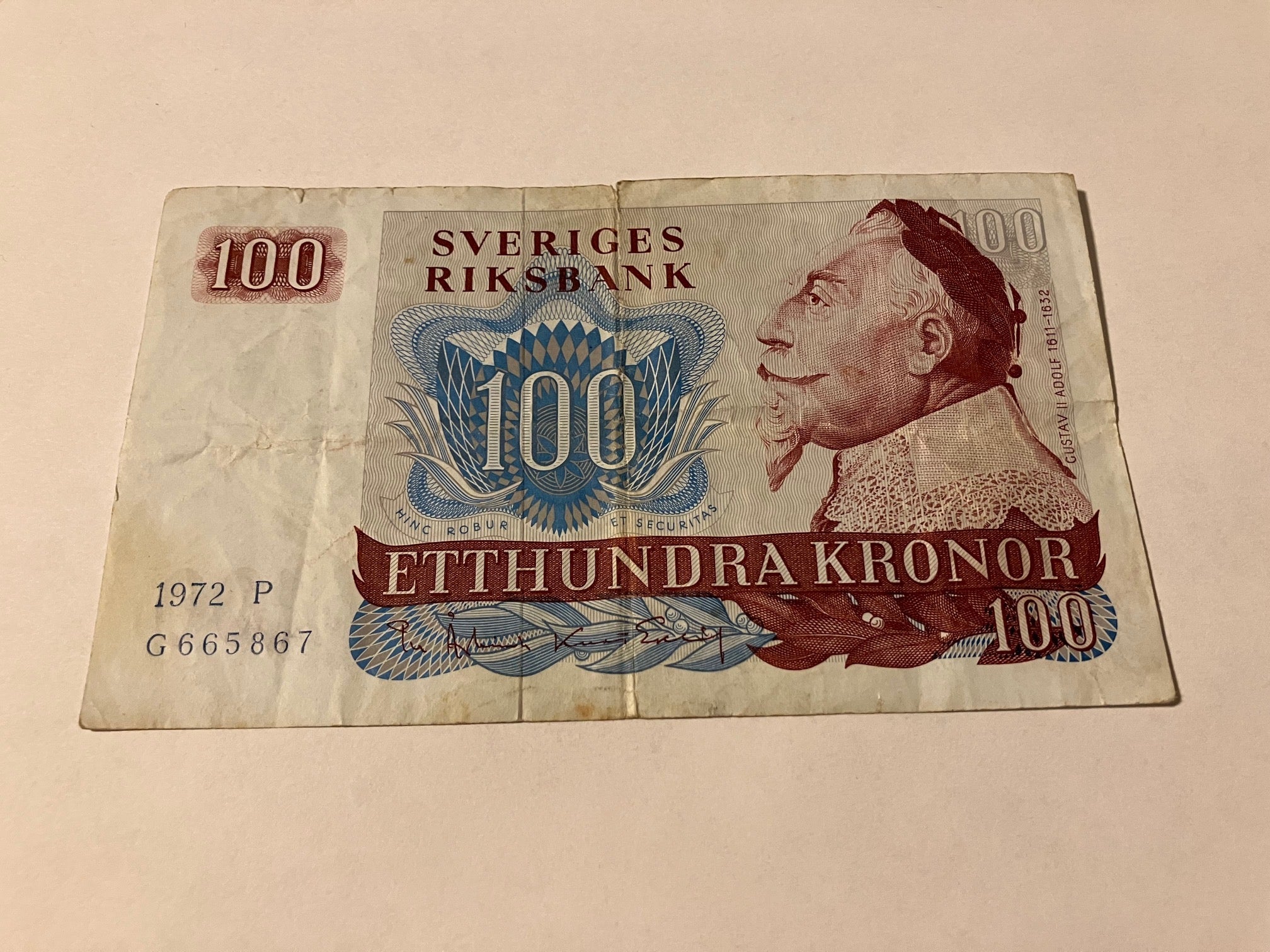 100 Kronor Sweden 1972 P