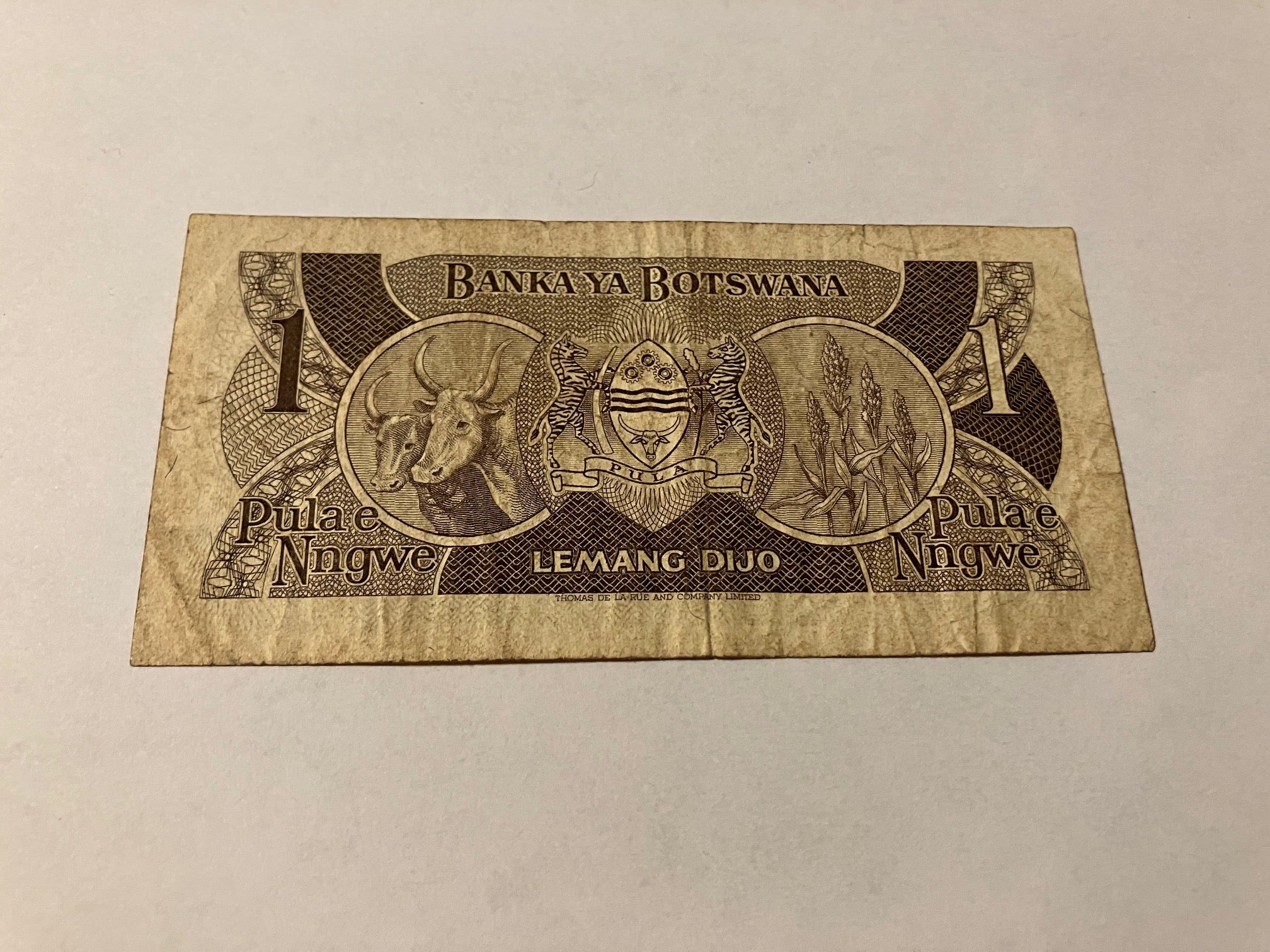 One Pula Botswana