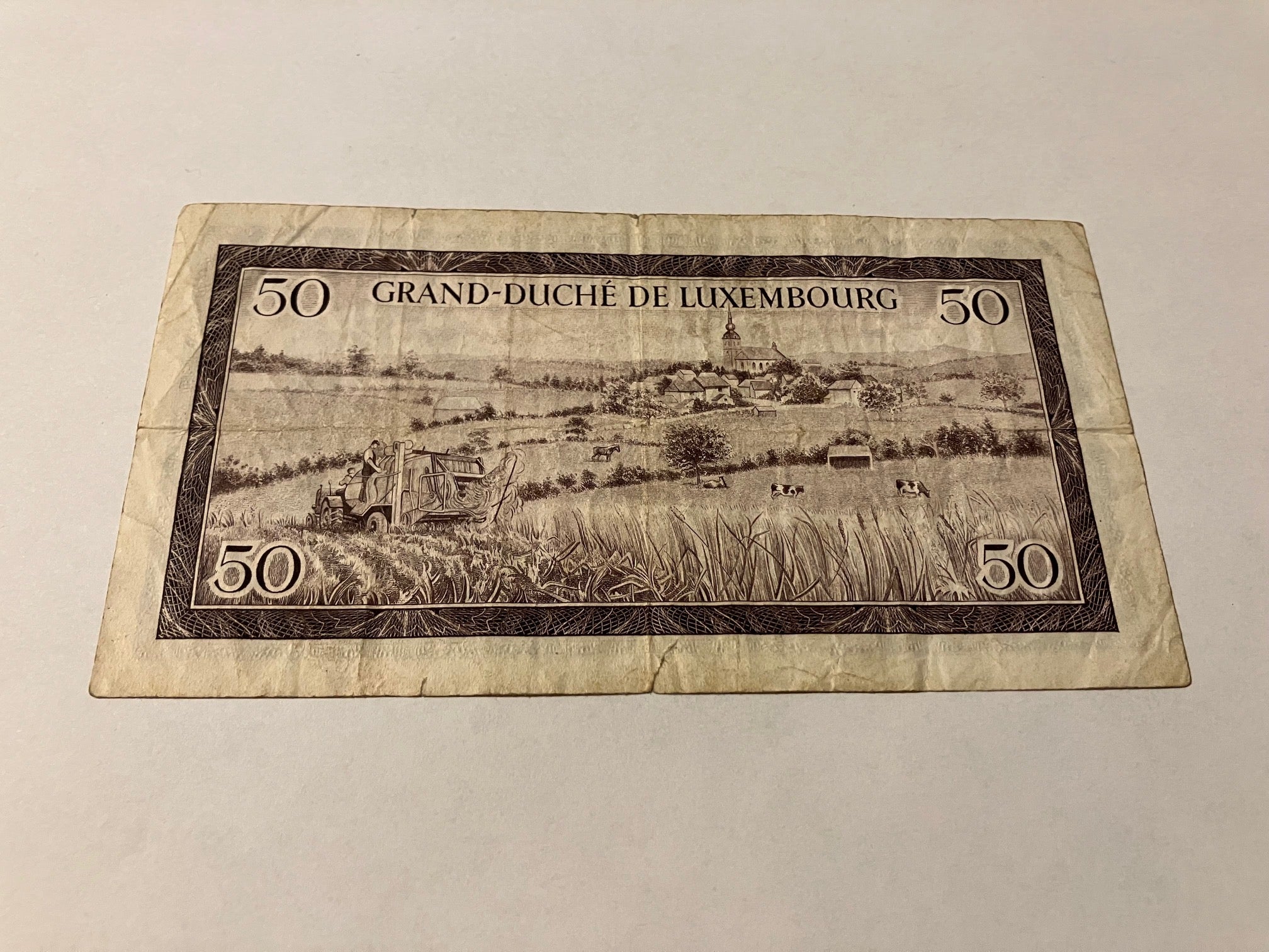 50 Francs Luxembourg 1961
