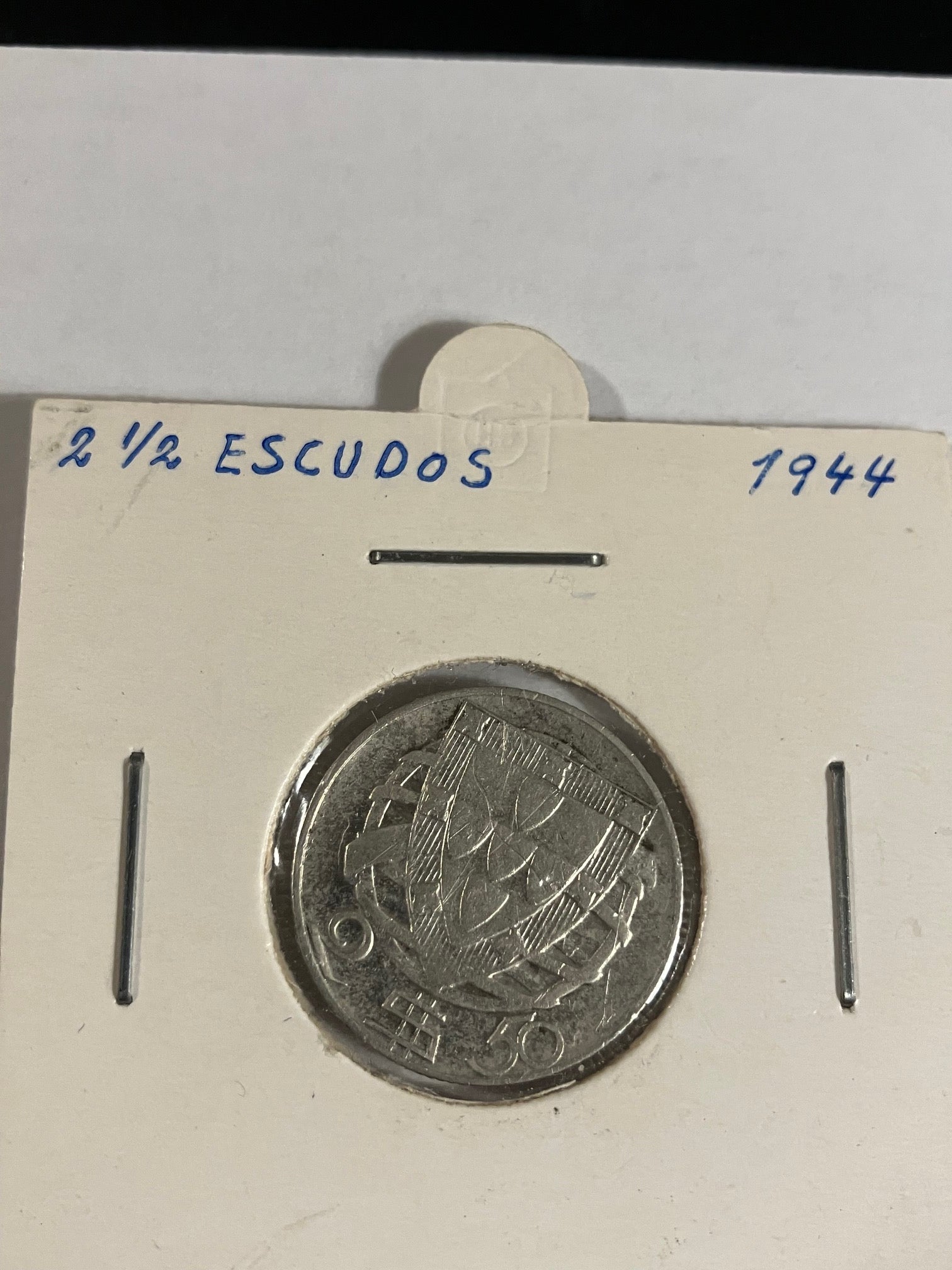 2 1/2 Escudos Portugal 1944