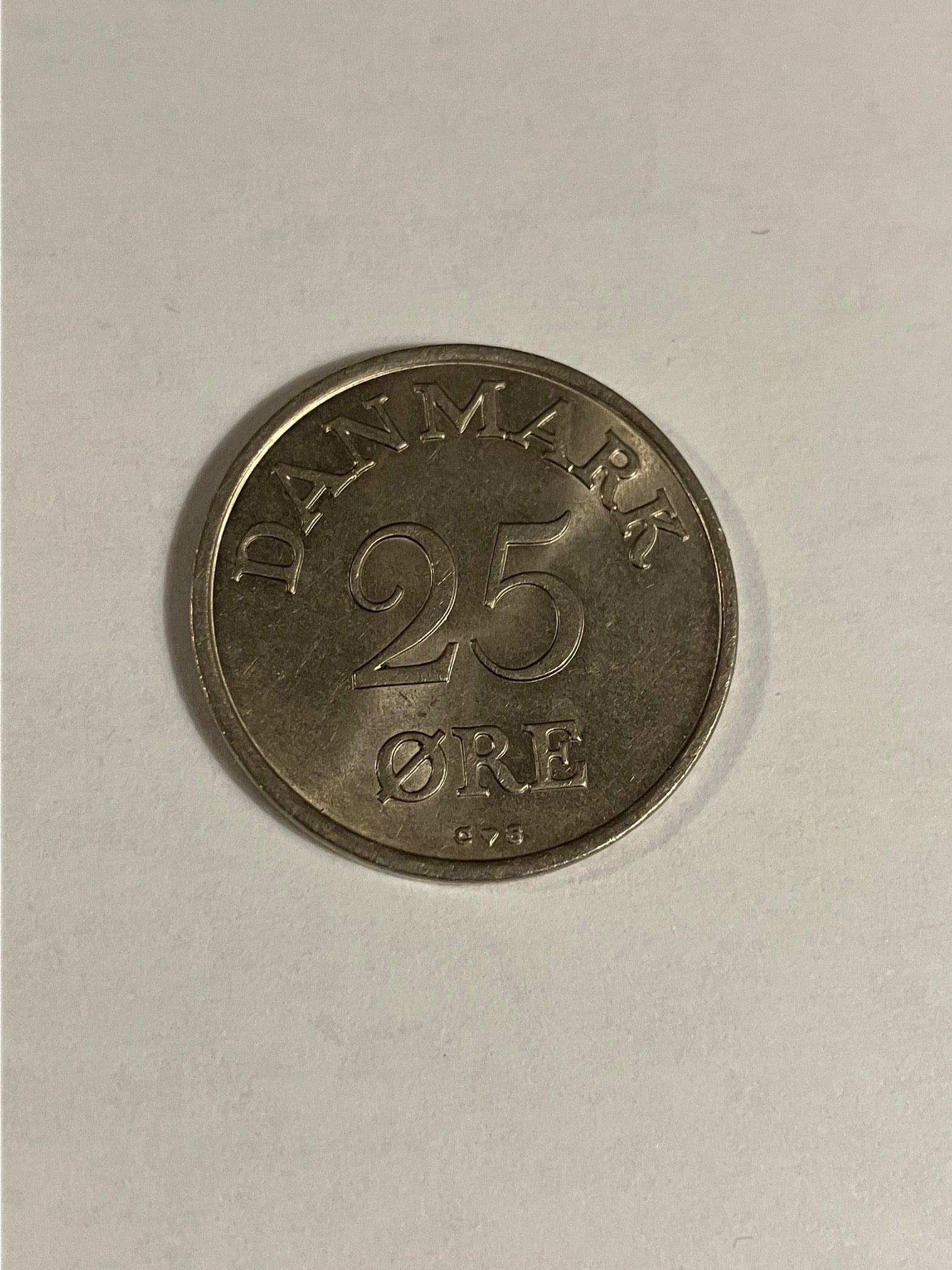 25 Øre 1960 Danmark