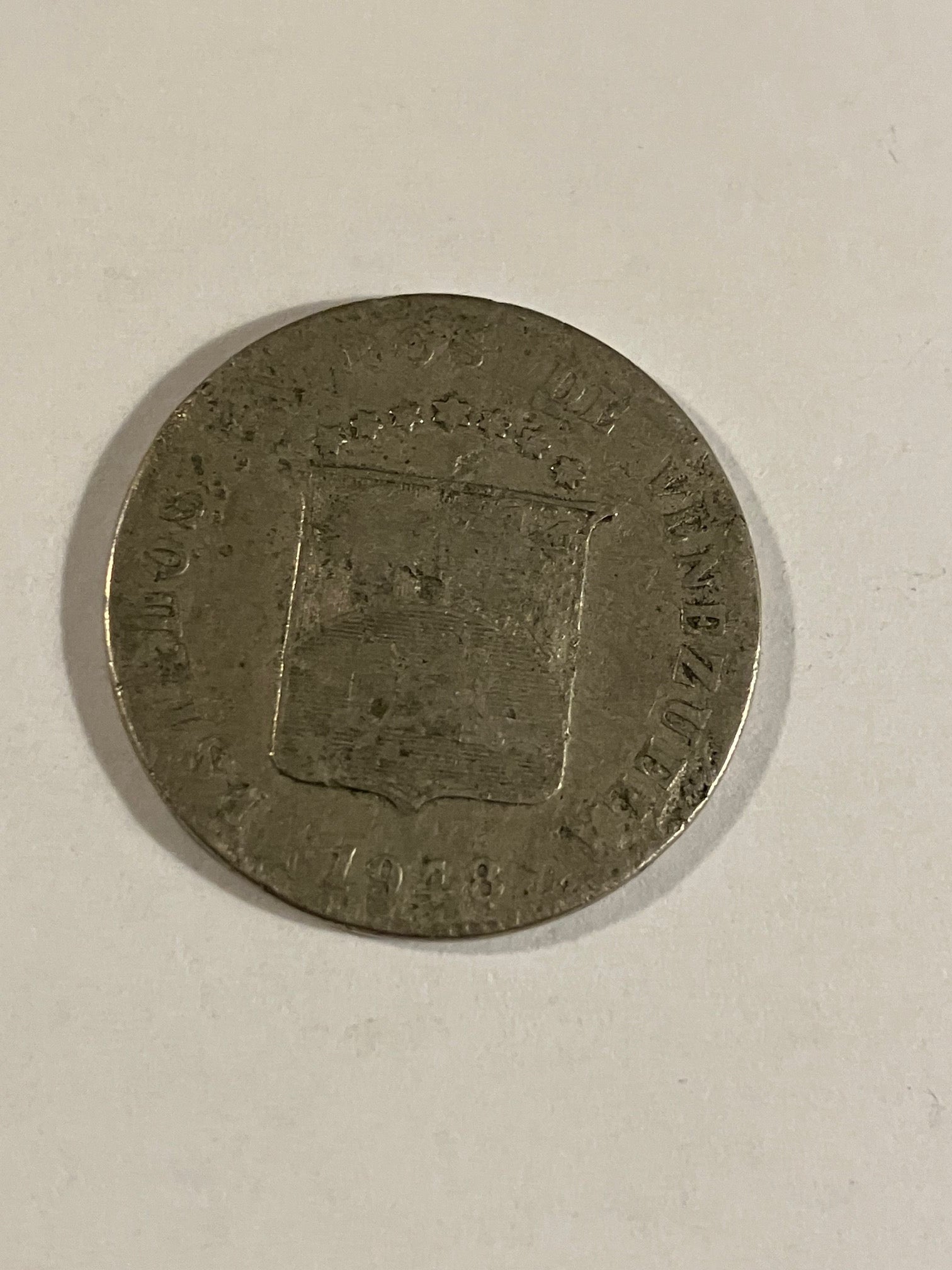 12 1/2 Centimos Venezuela 1948