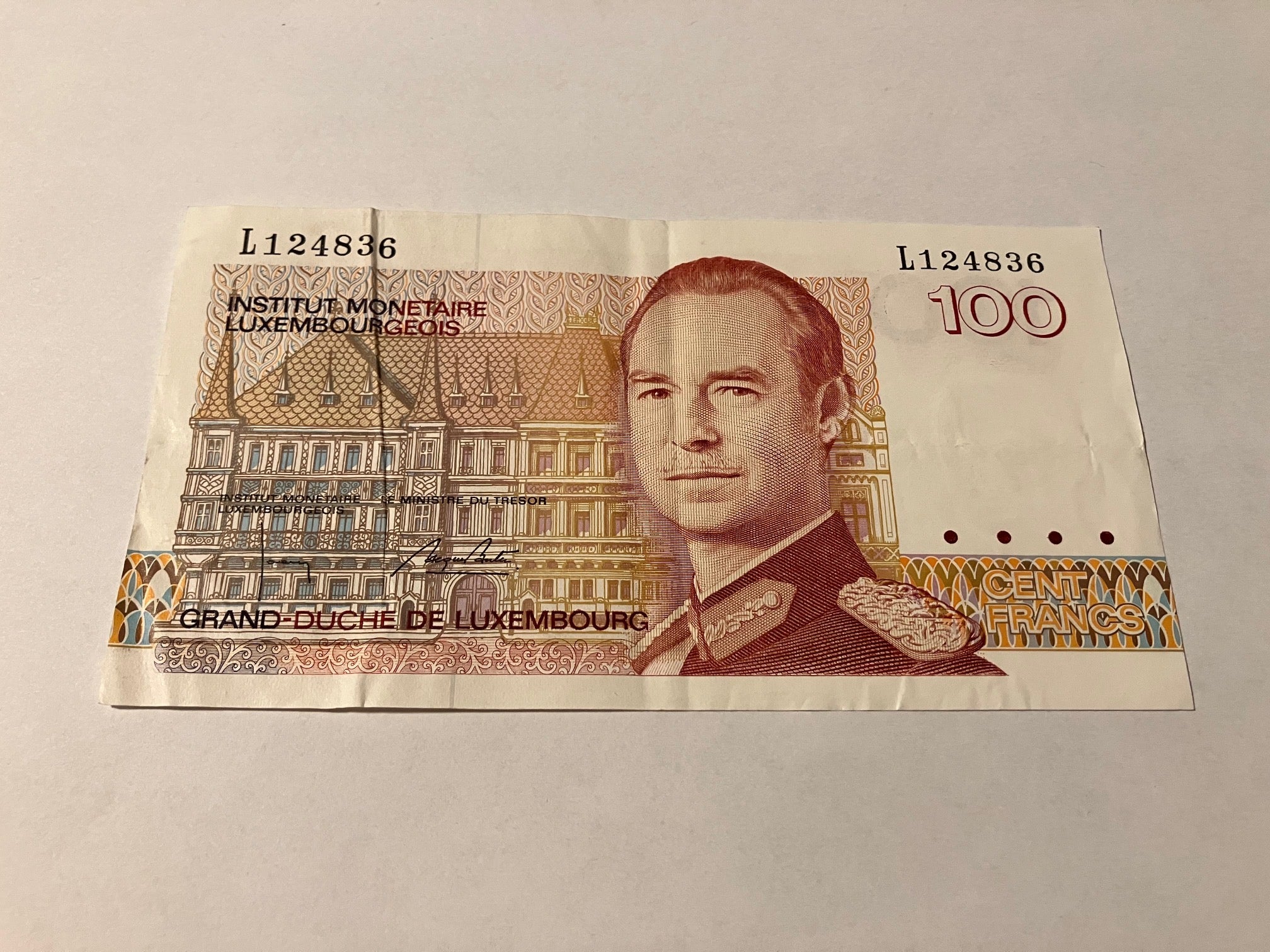100 Francs Luxembourg