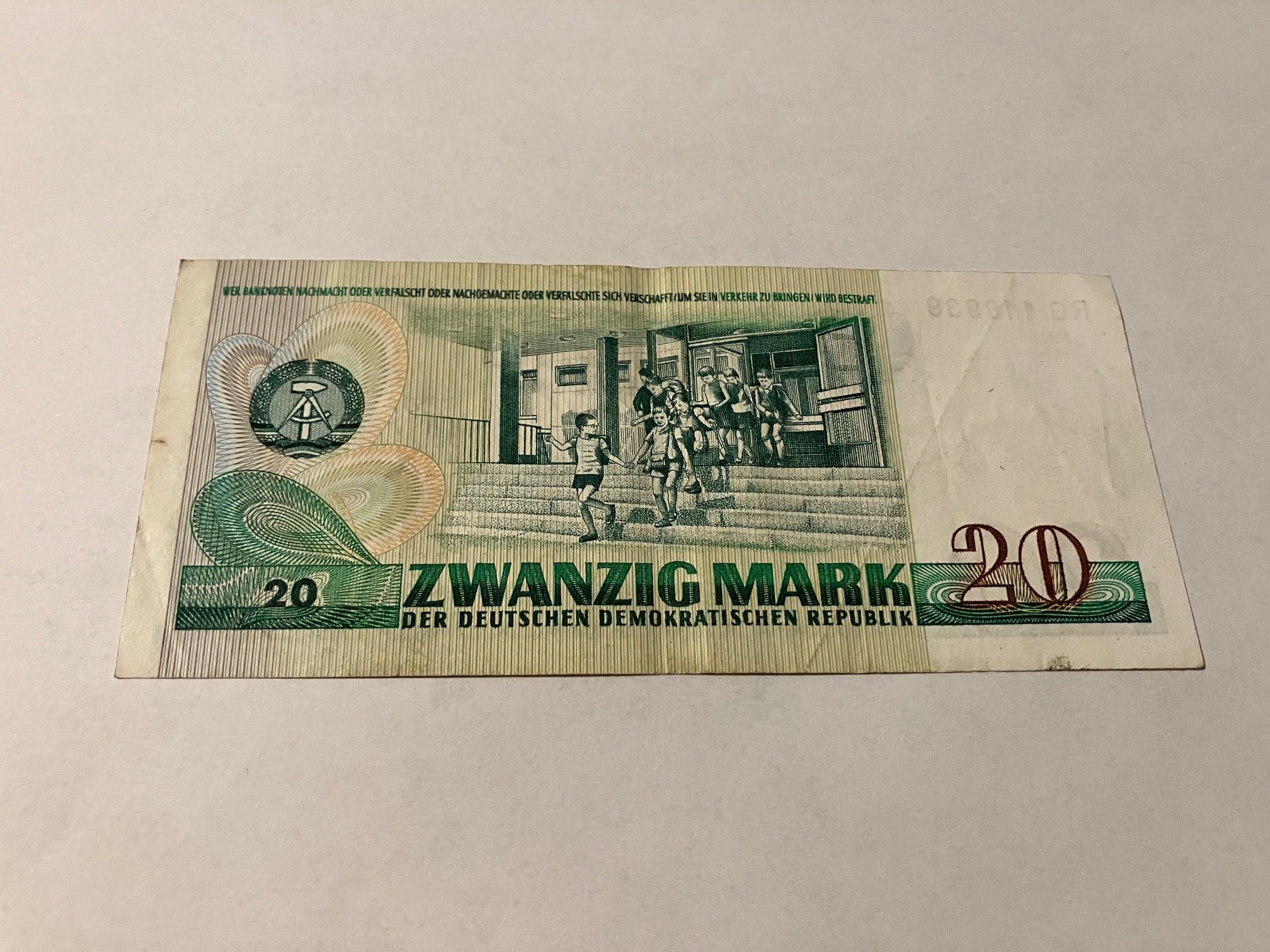 20 DDR-mark Germany 1975