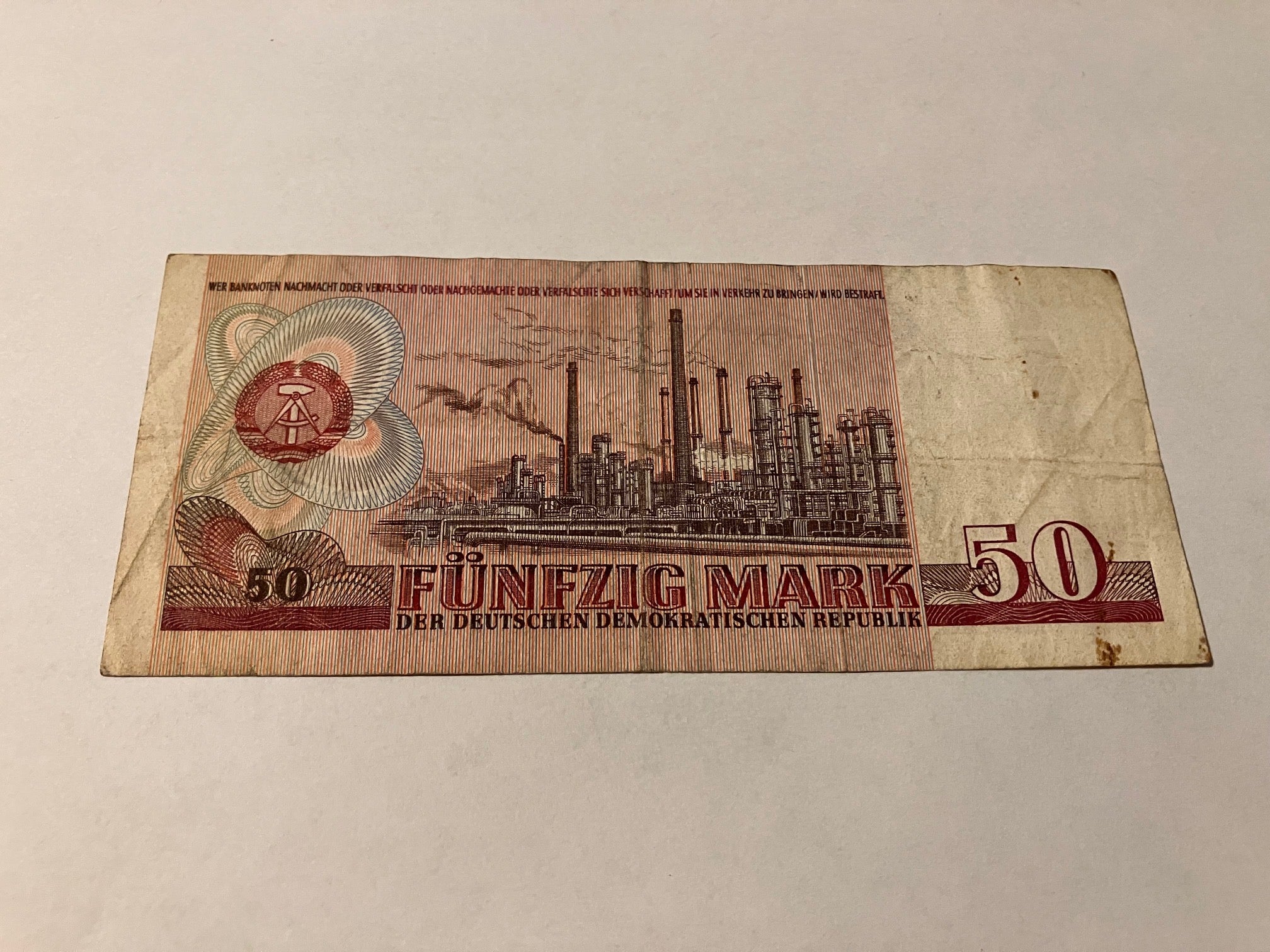 50 DDR-mark Germany 1975