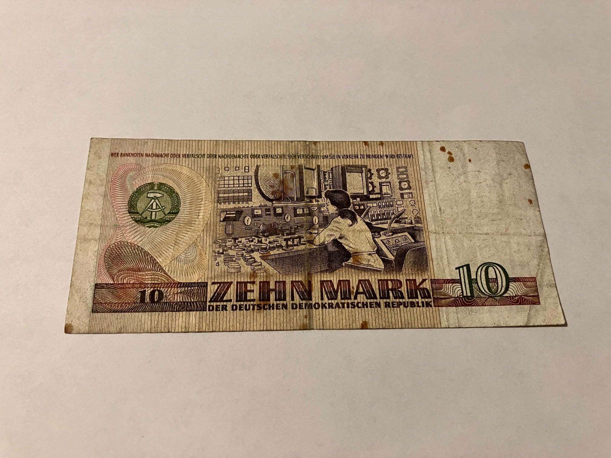 10 DDR-mark Germany 1971