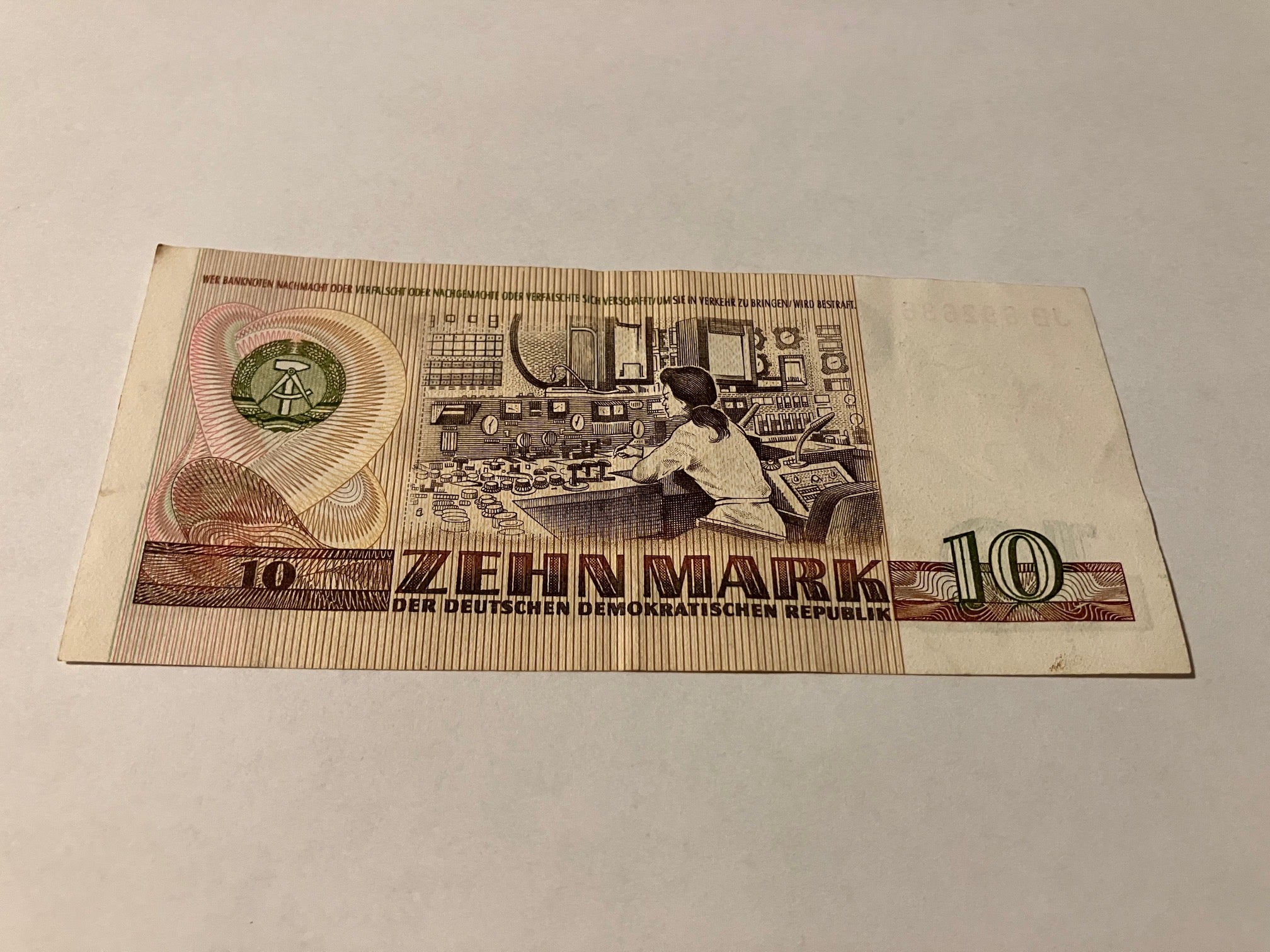 10 DDR-mark Germany 1971