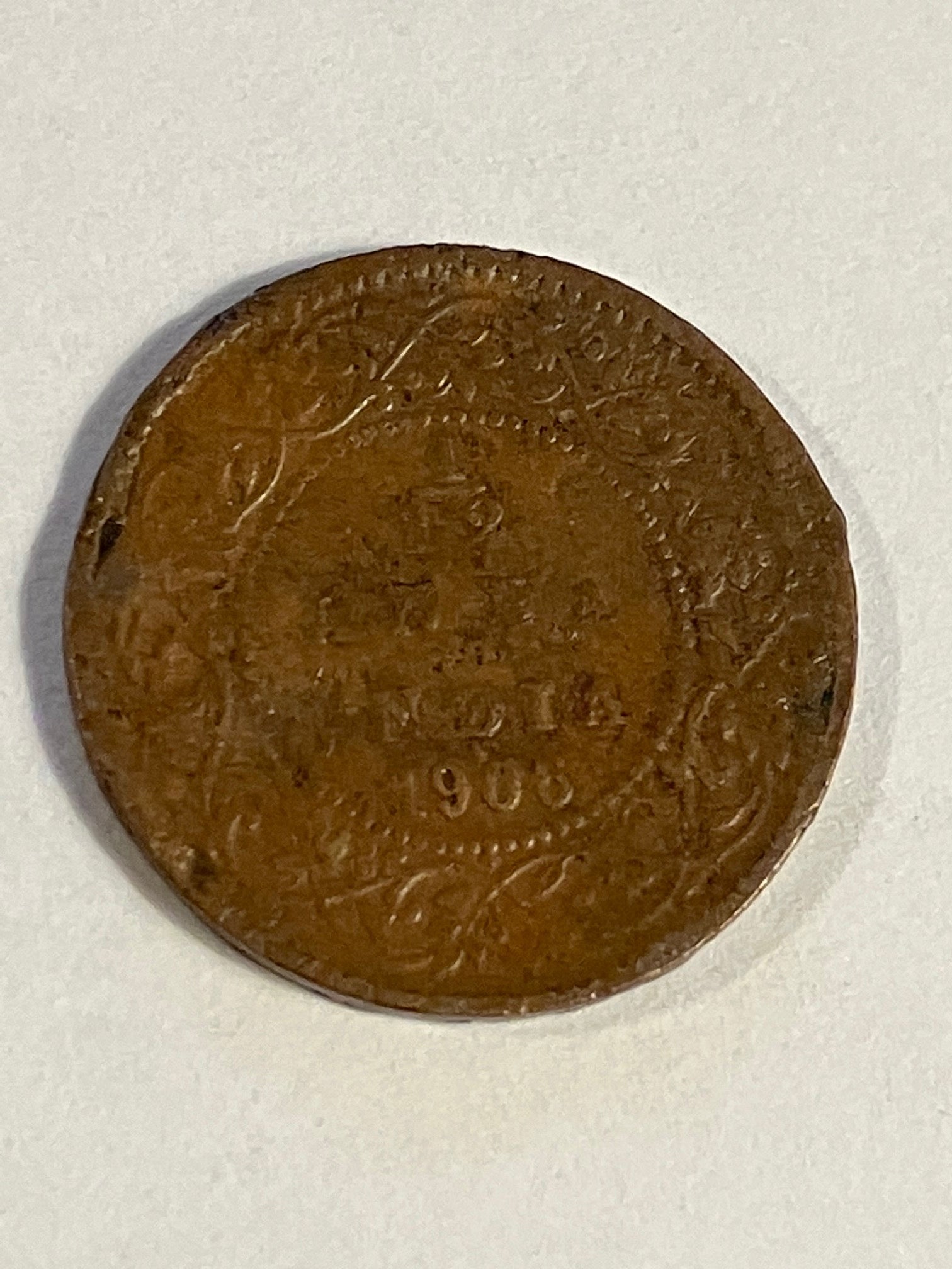 1/12 Anna India 1906