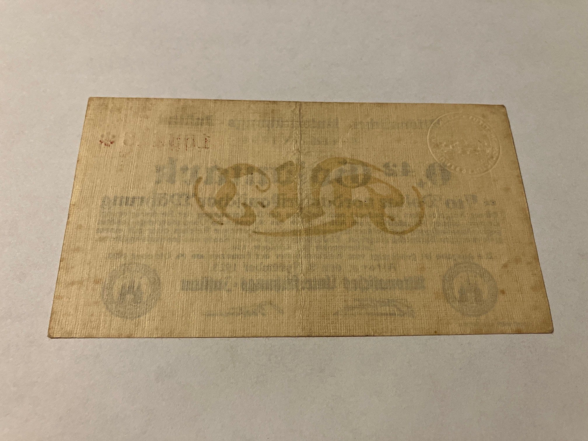0,42 Goldmark Germany banknote