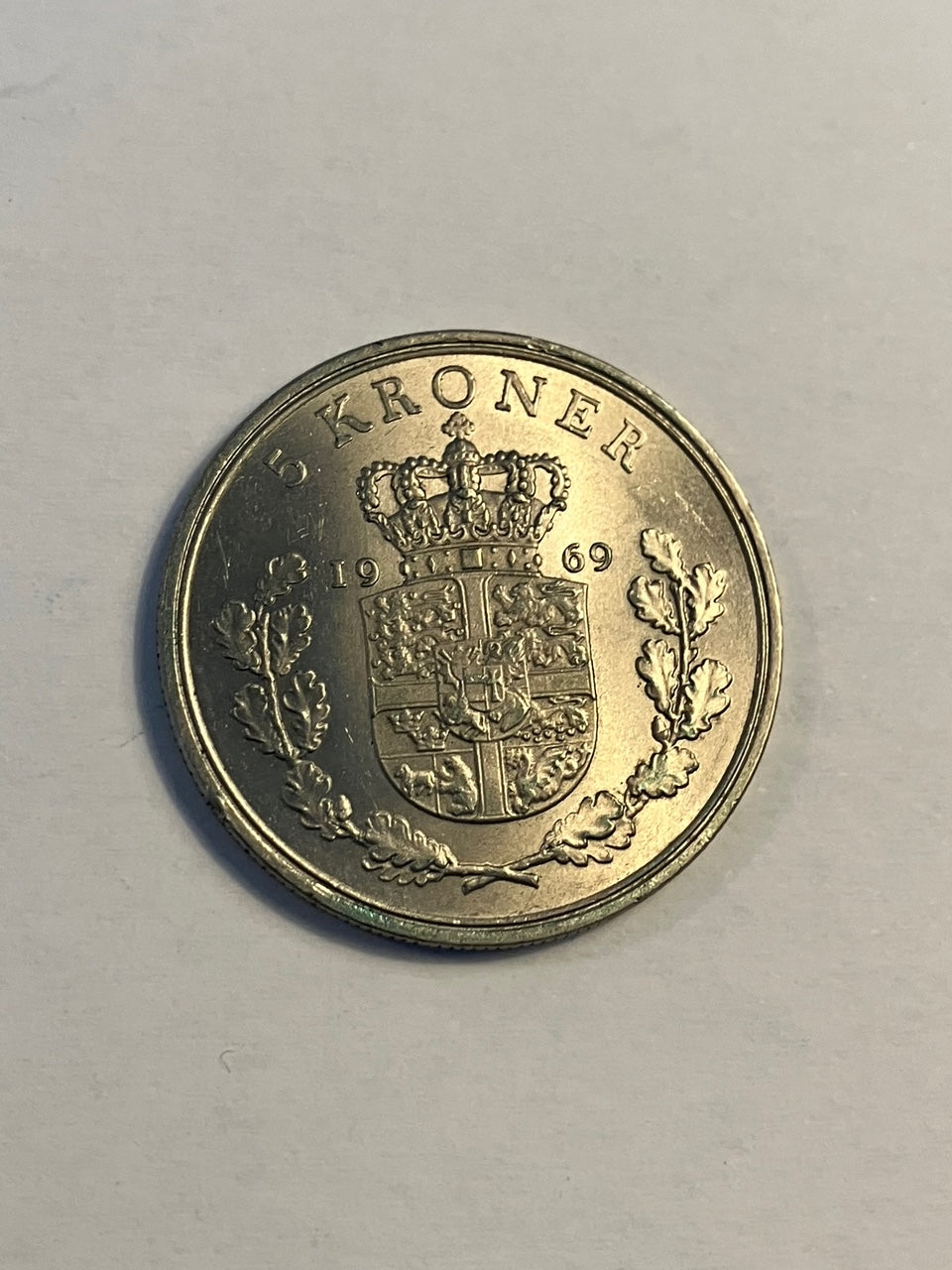 5 Kroner Danmark 1969