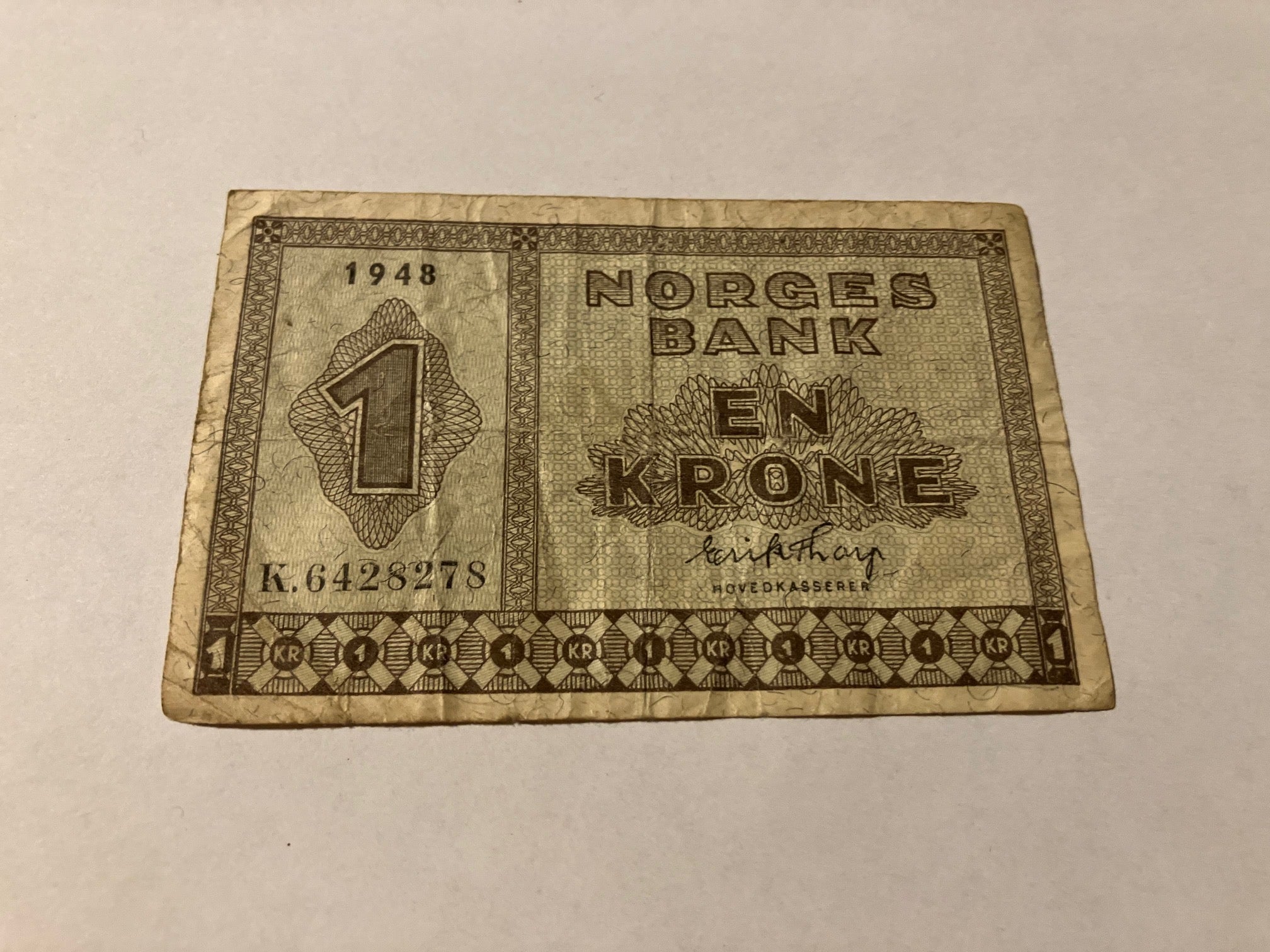 1 Krone 1948 Norge