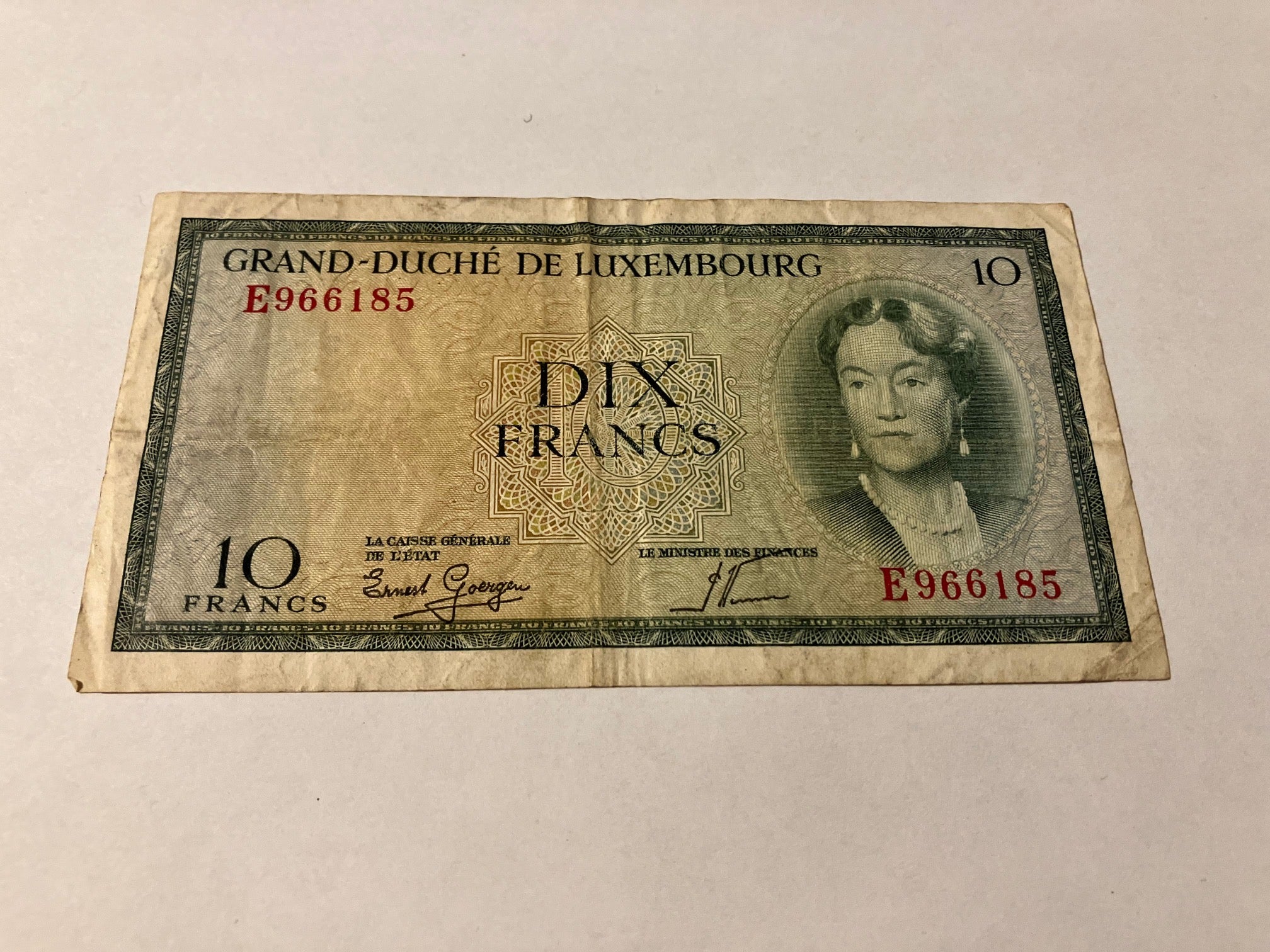 10 Francs Luxembourg