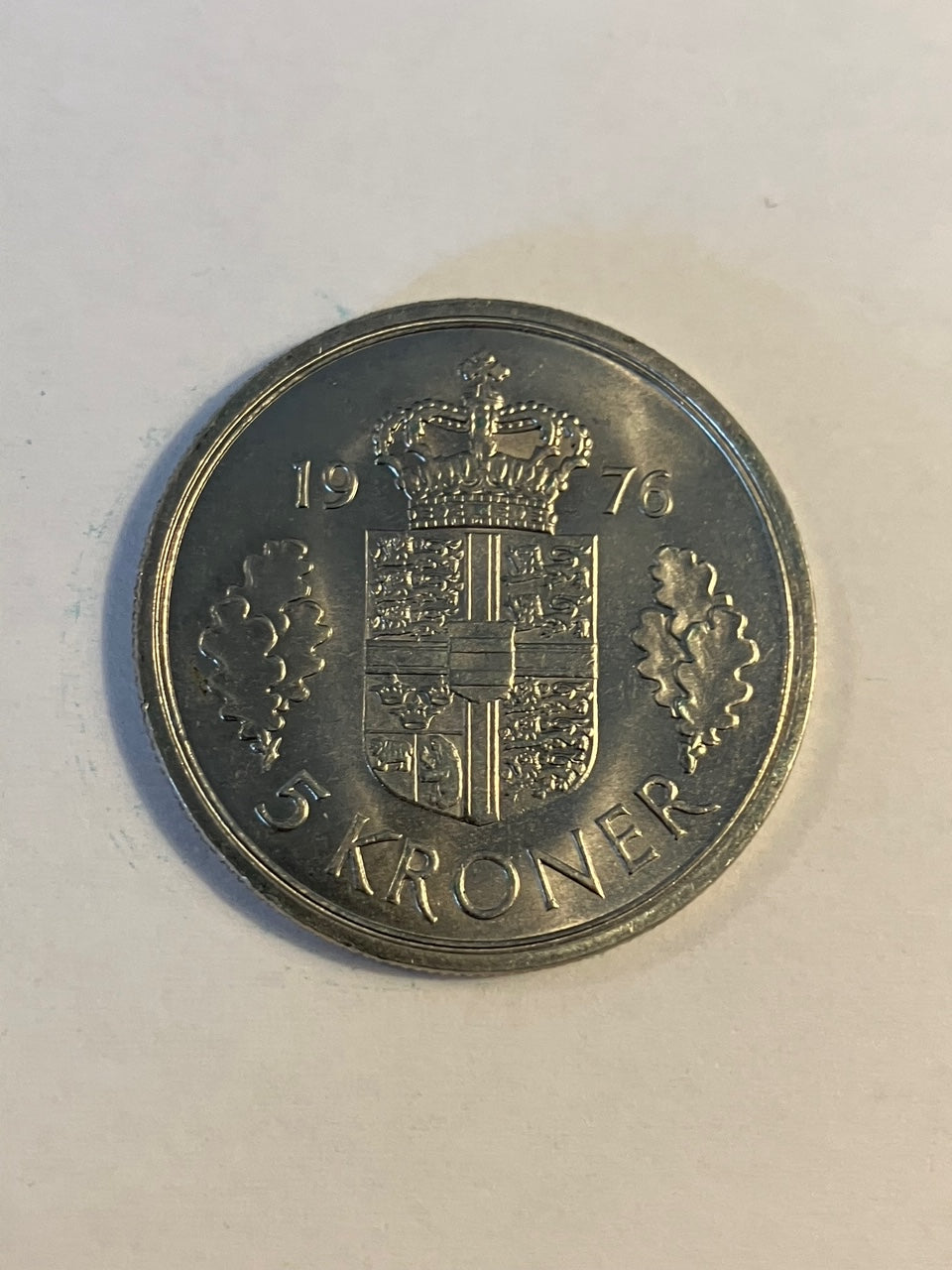 5 Kroner Danmark 1976