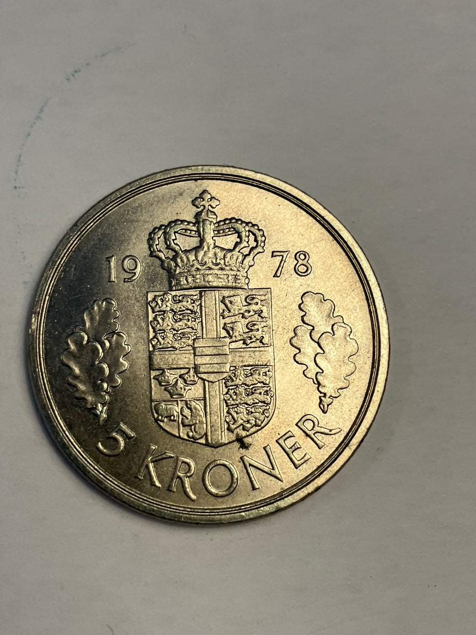 5 Kroner Danmark 1978