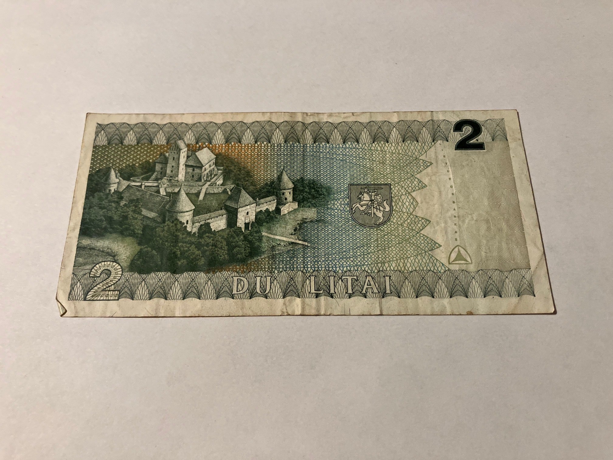2 Litai 1993 Lithuania