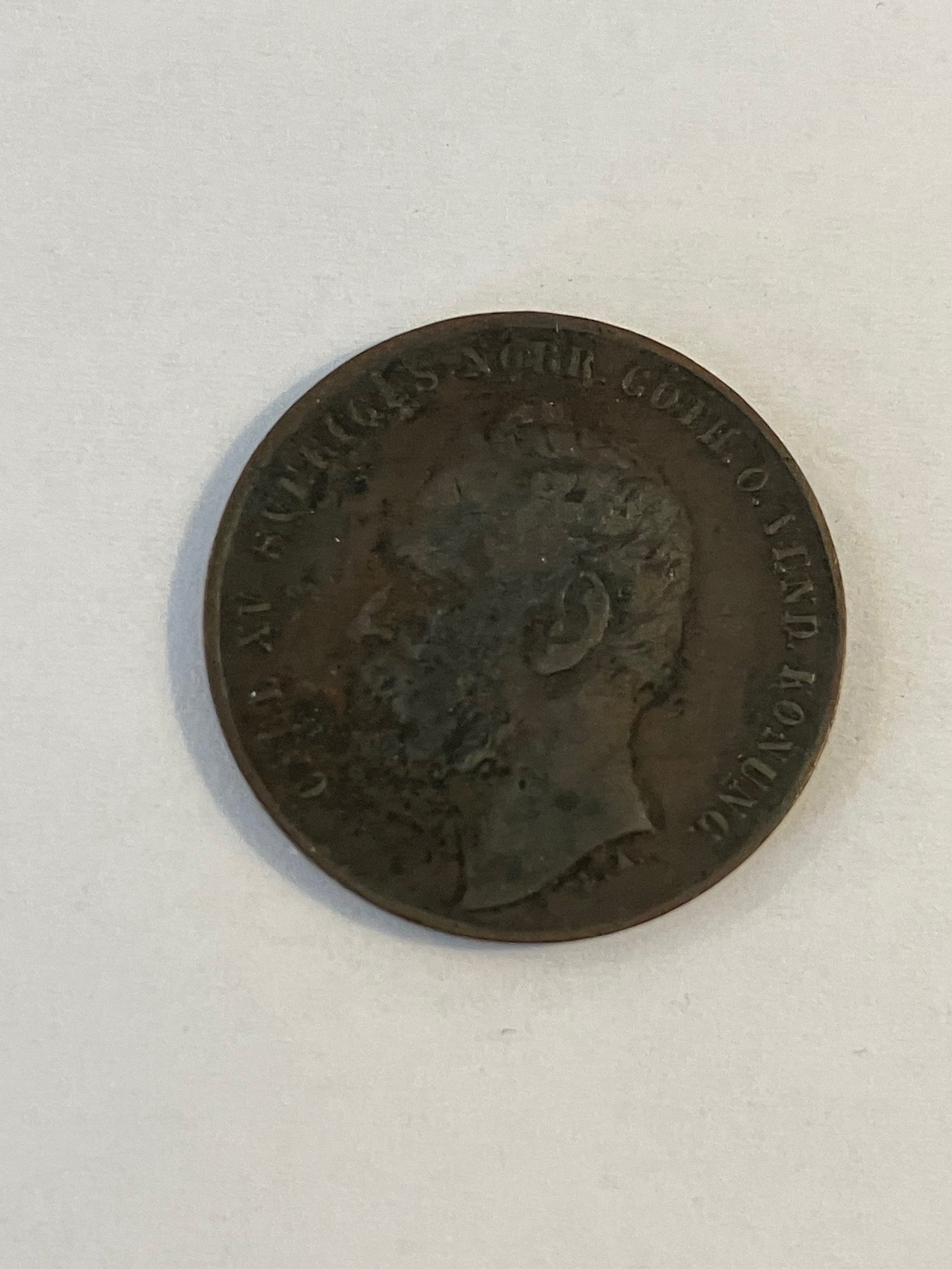 2 øre 1861 Sweden