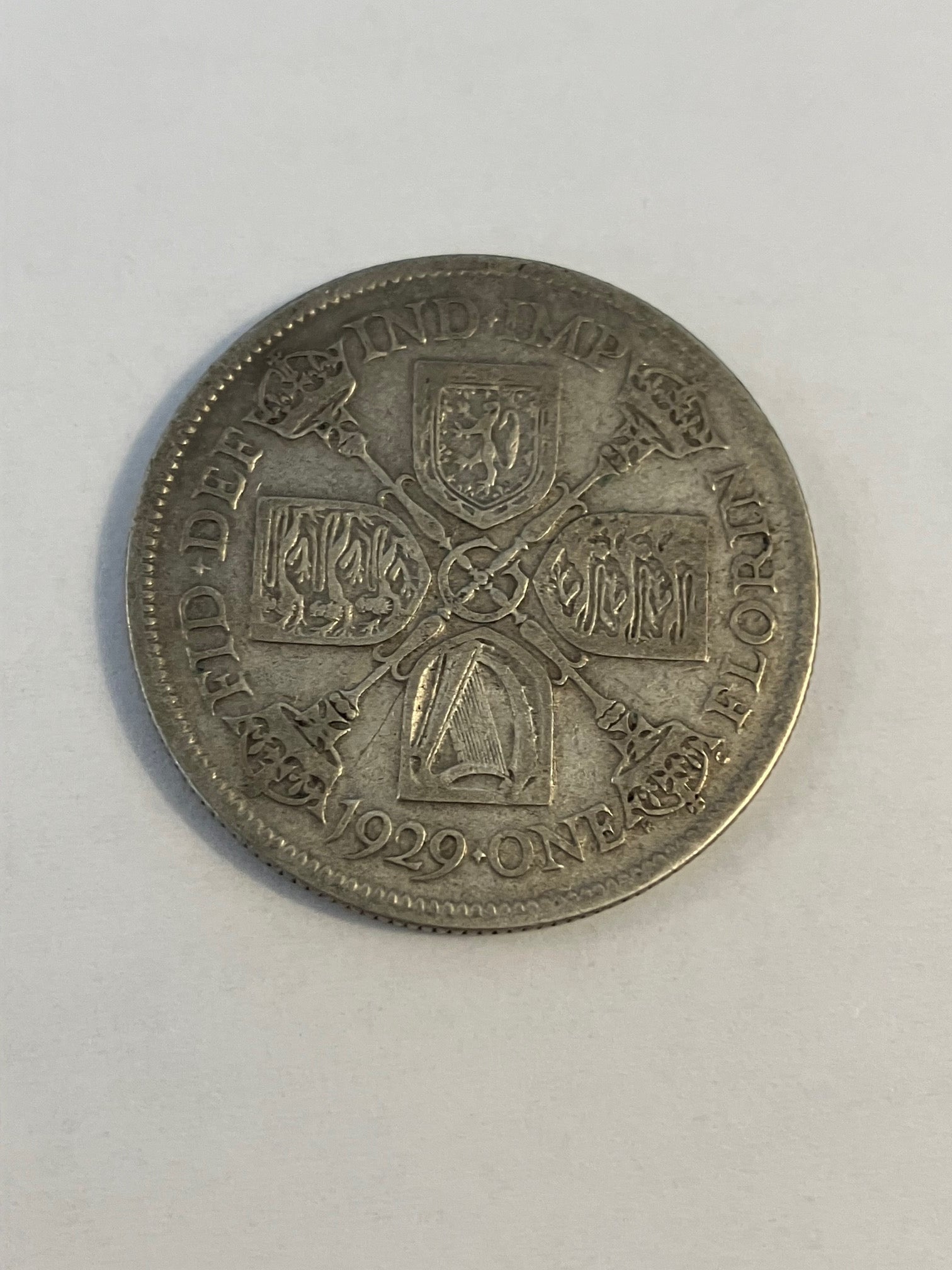 One Florin England 1929