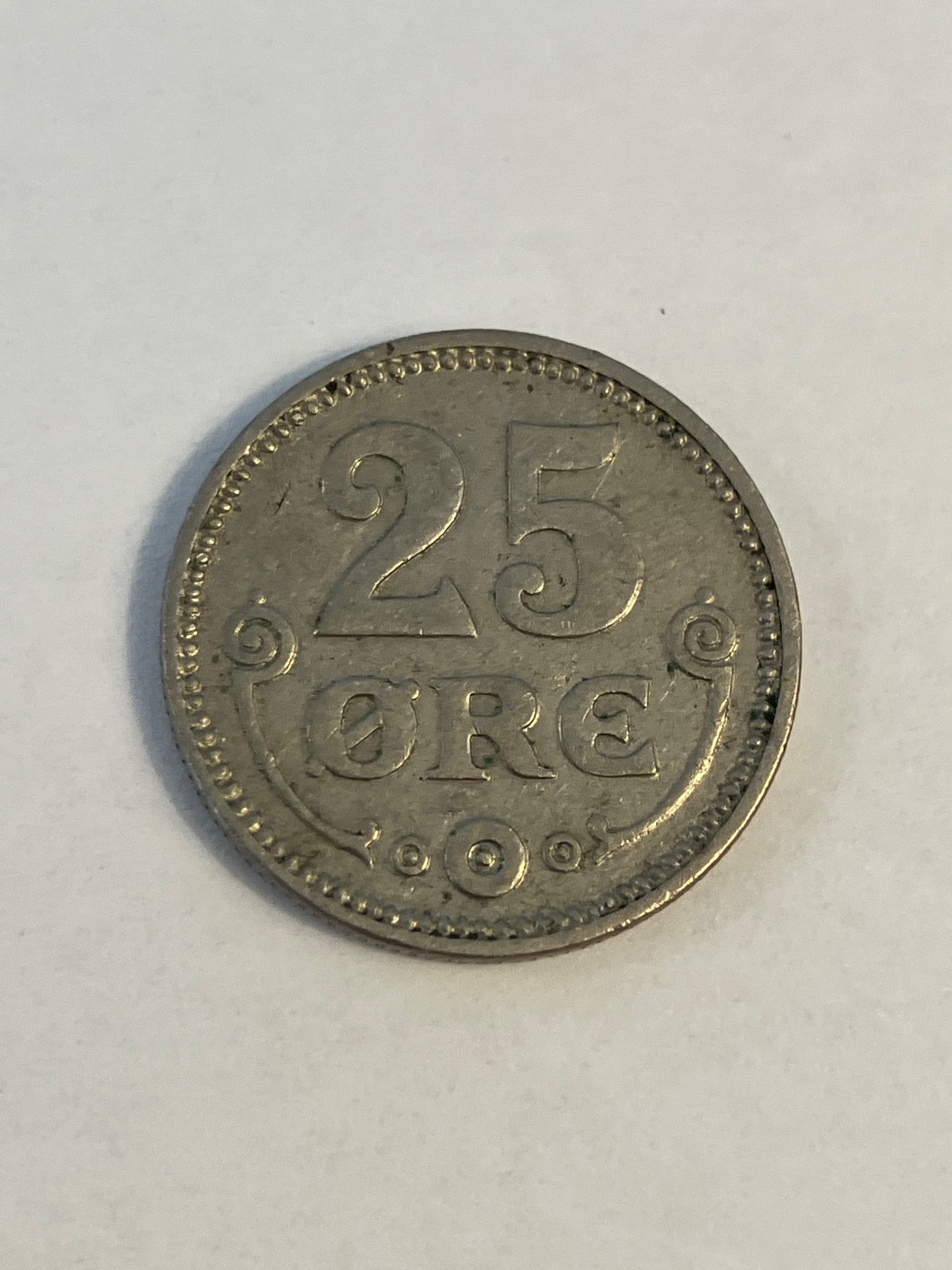 25 øre 1921 Danmark