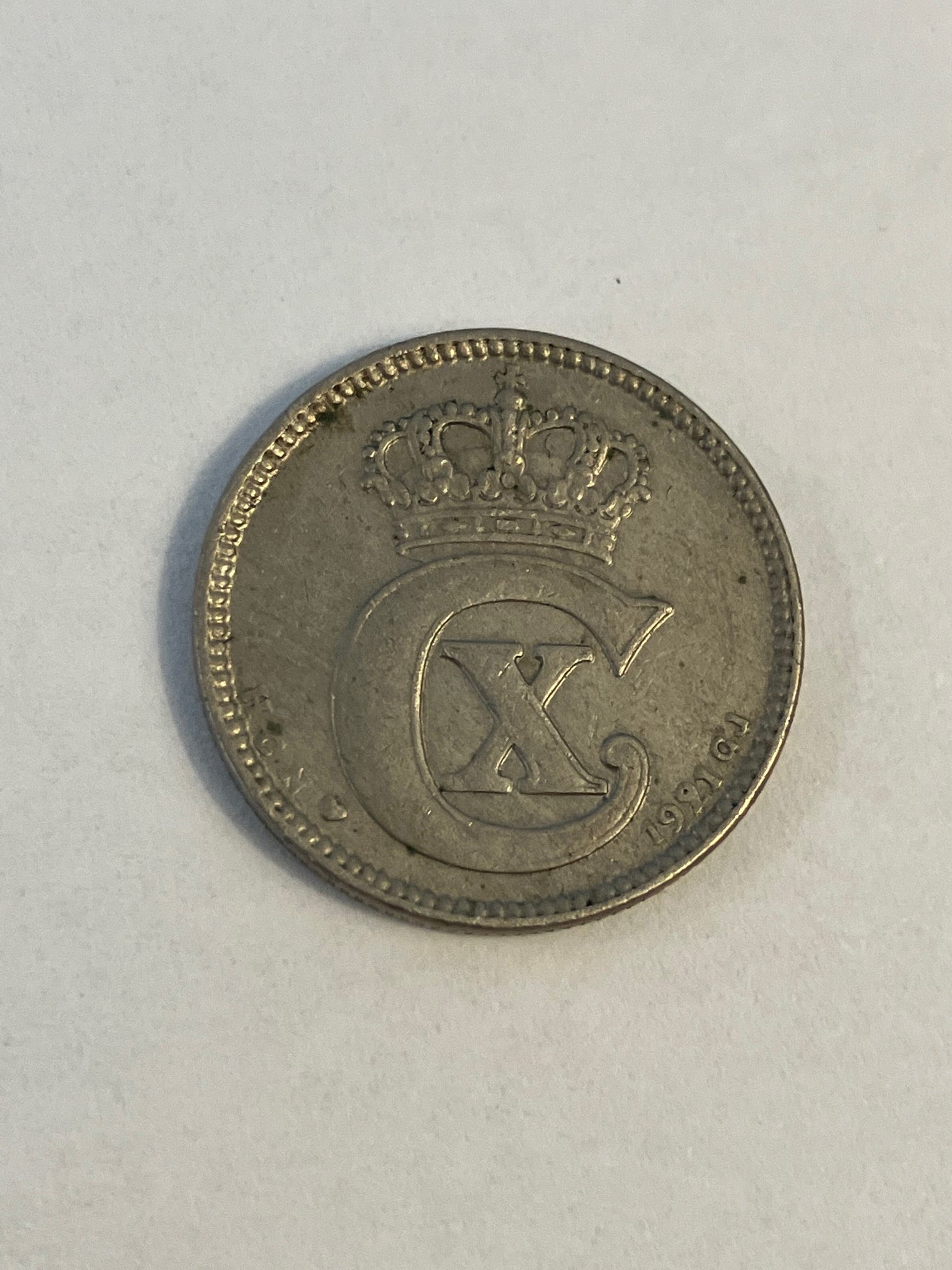 25 øre 1921 Danmark