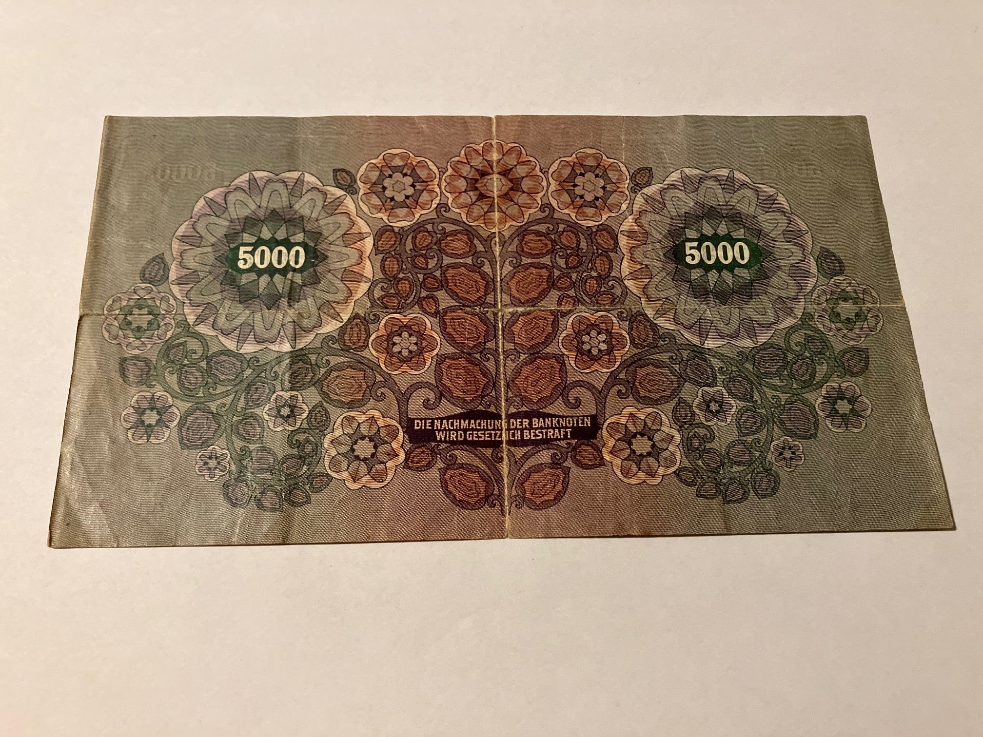 5000 Kronen Austria 1922