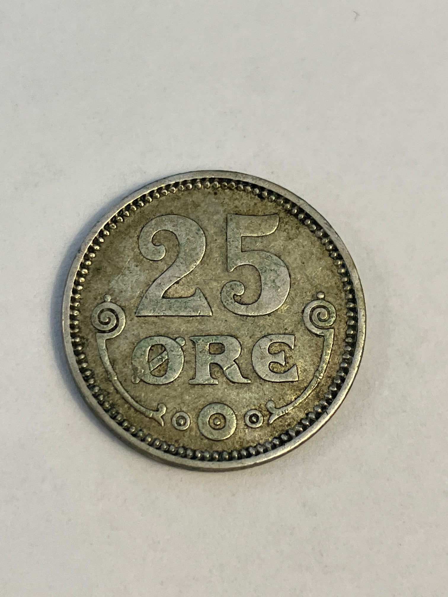 25 øre 1913 Danmark